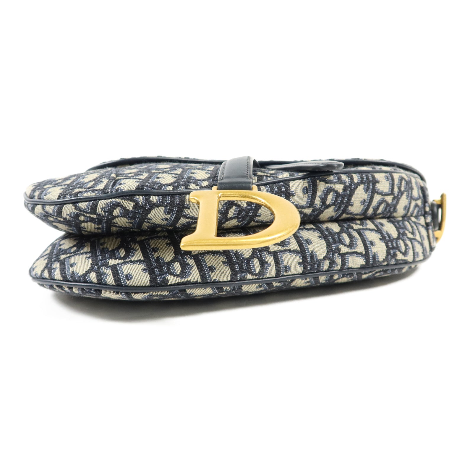 Dior 帆布Saddle金扣手挽肩背兩用袋