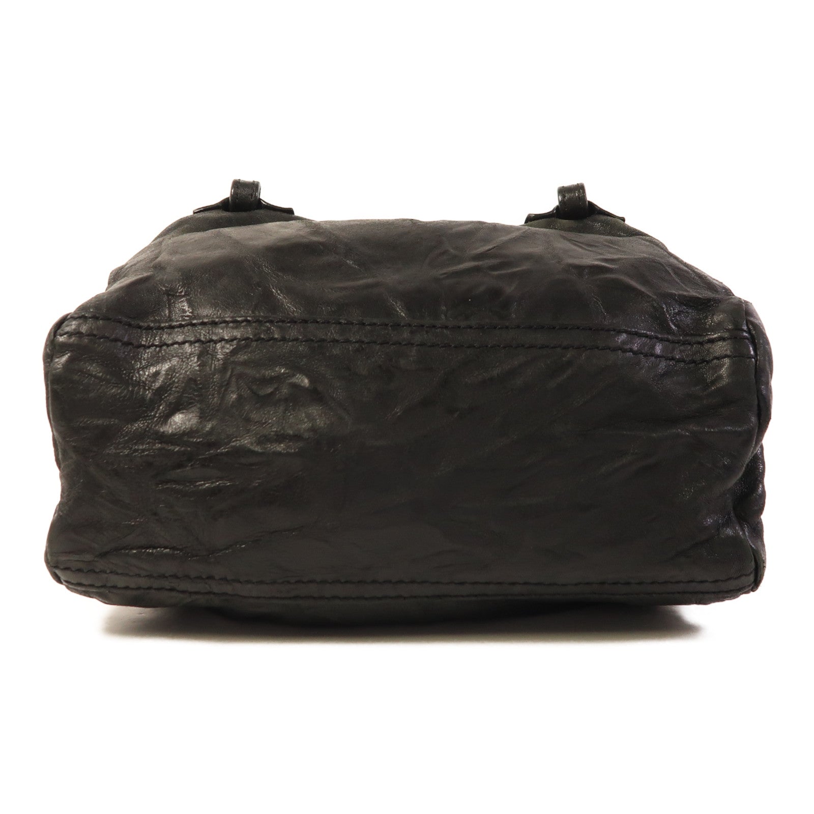 GIVENCHY 皮革Pandora Mini銀扣肩背袋