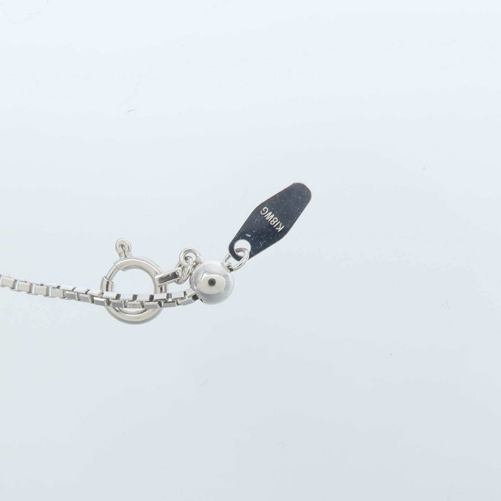 JEWELRY 【激減優惠】18K白金Opal Diamond Necklace蛋白石/鑽石項鍊