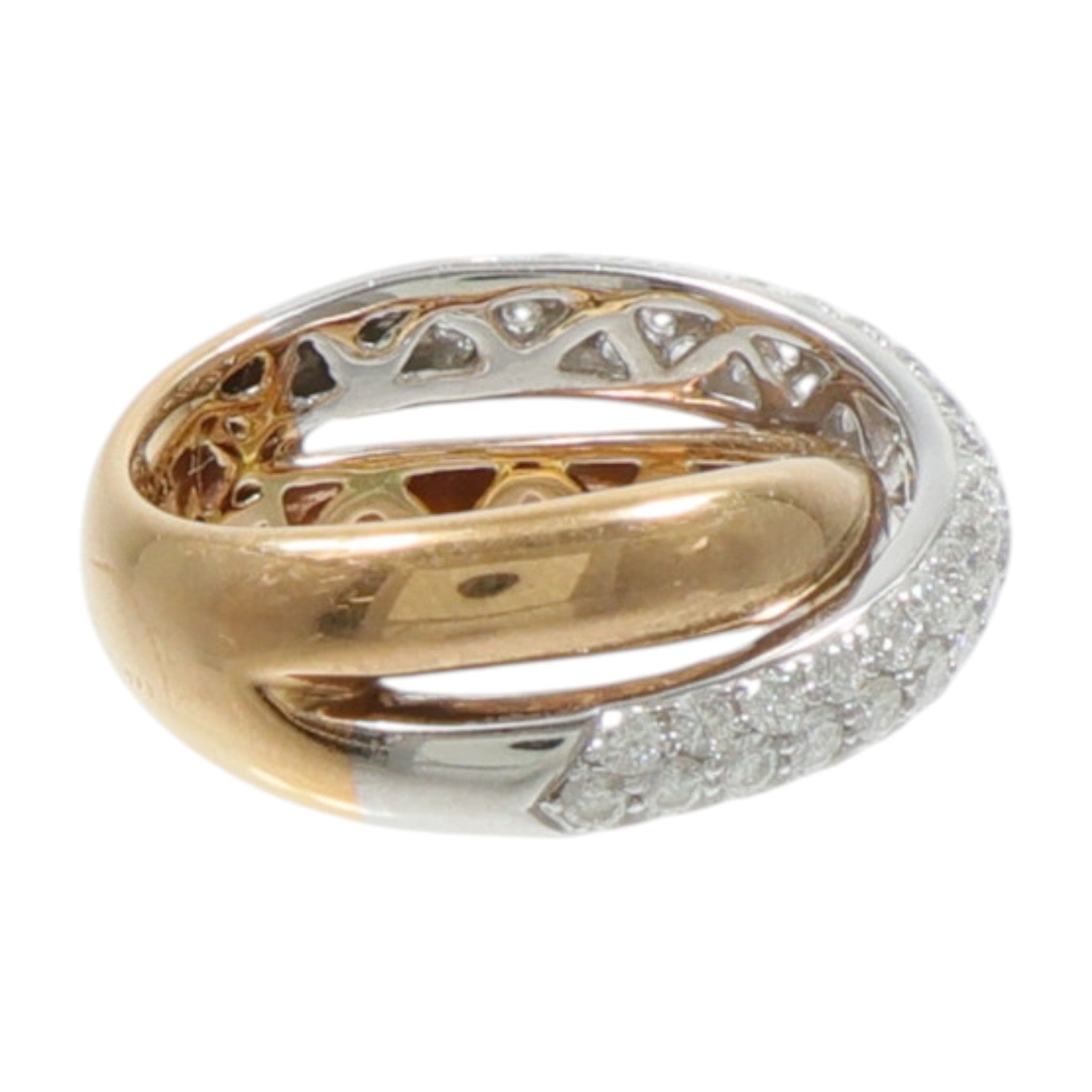JEWELRY 18K玫瑰金/白金Diamond Ring鑽石戒指