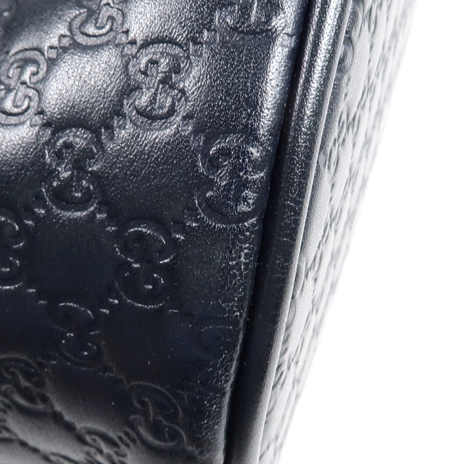 GUCCI 牛皮皮革Guccissima手挽肩背兩用袋