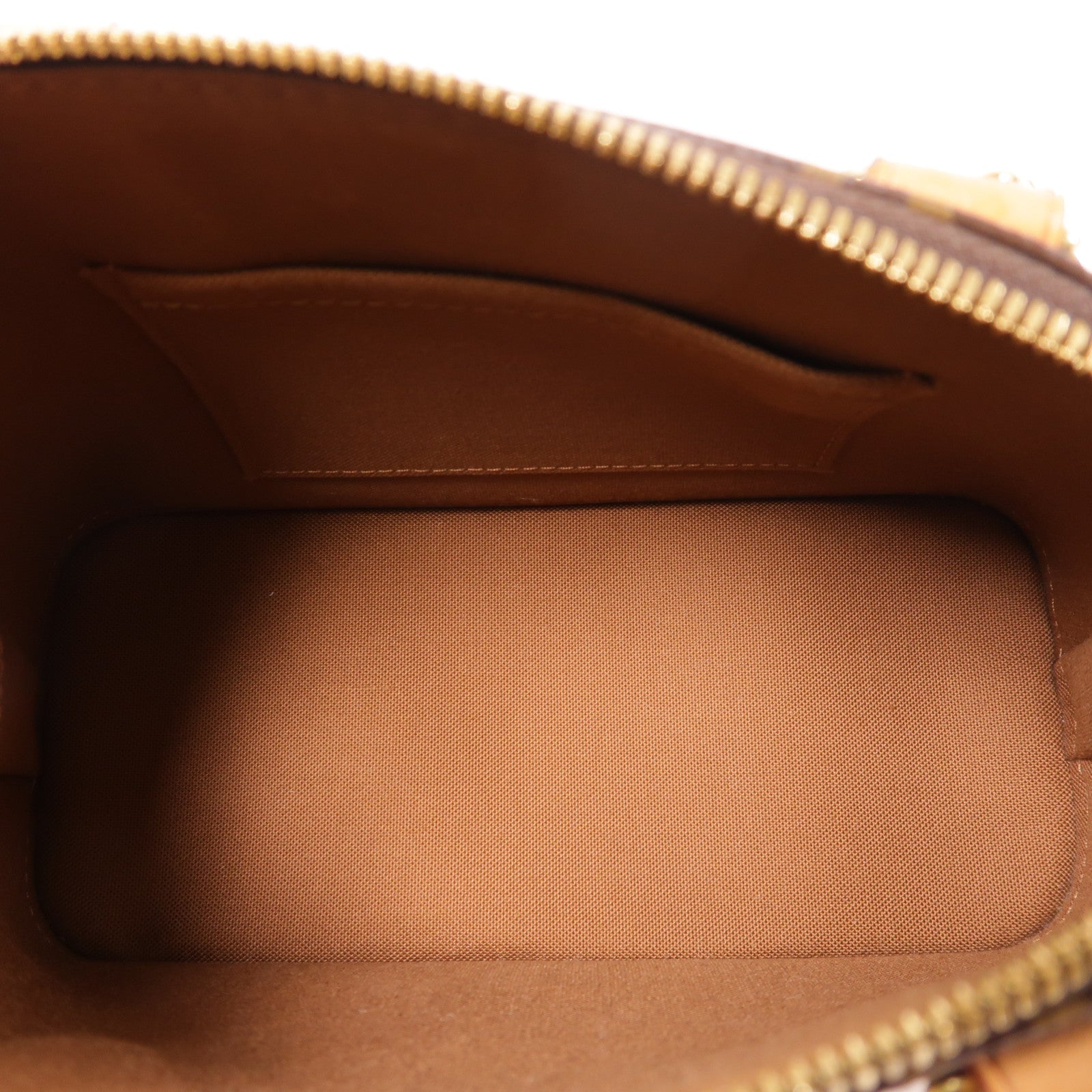 LOUIS VUITTON Monogram Alma BB金扣手挽肩背兩用袋棕色