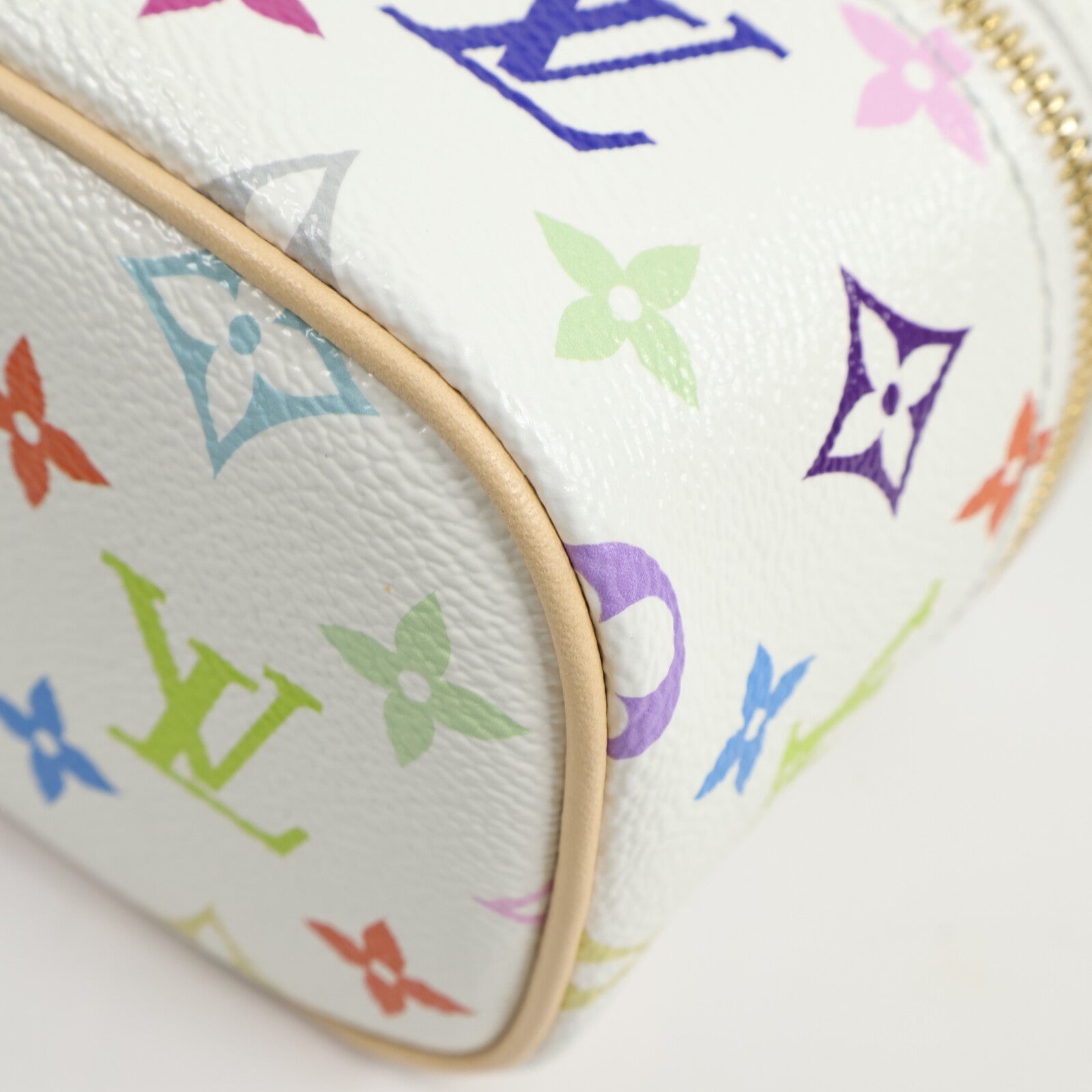 LOUIS VUITTON Monogram Multicolore LV x TM Nice Nano手挽袋