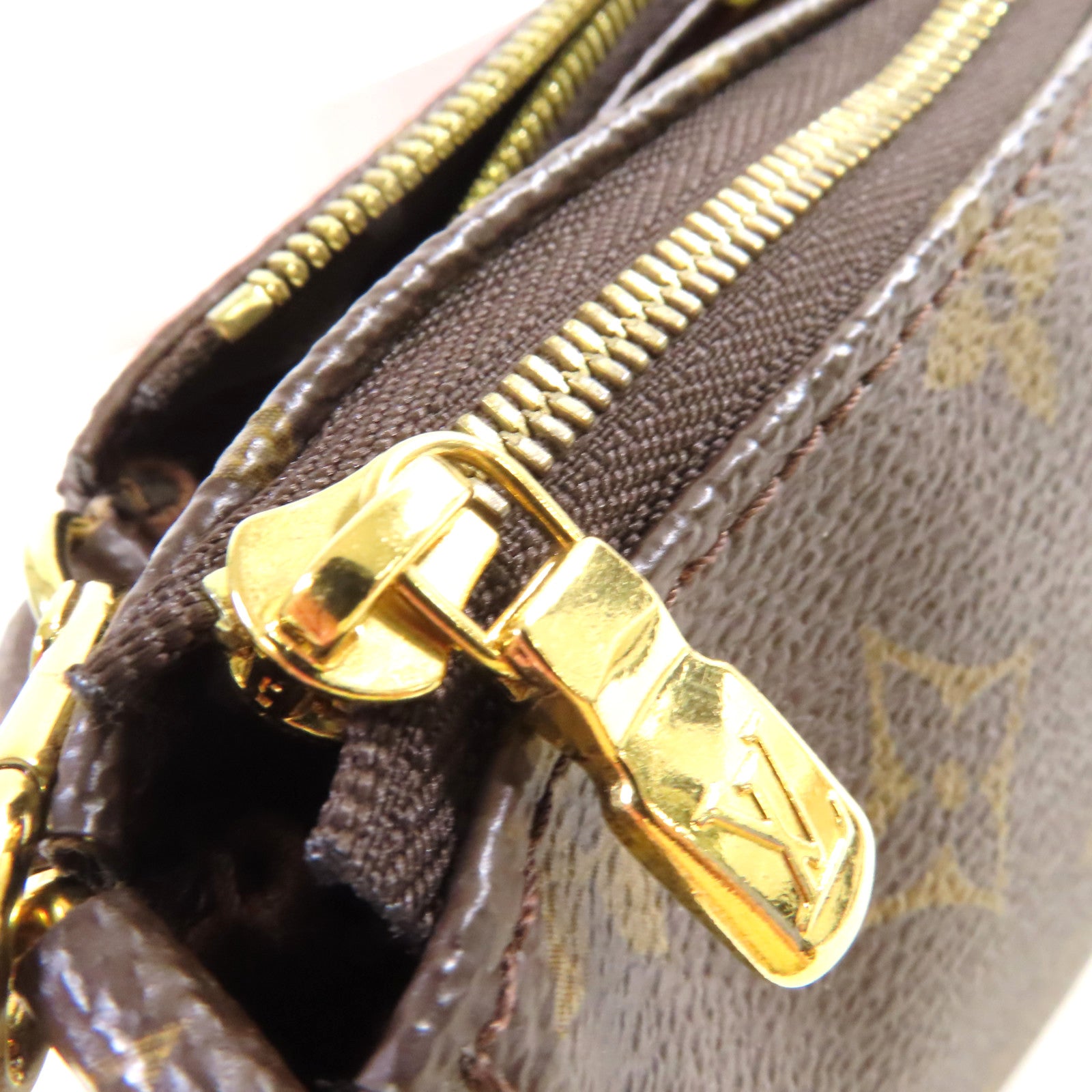 LOUIS VUITTON 【激減優惠】Monogram Multi Pochette Accessoires Shoulder Bag金扣肩背袋啡色