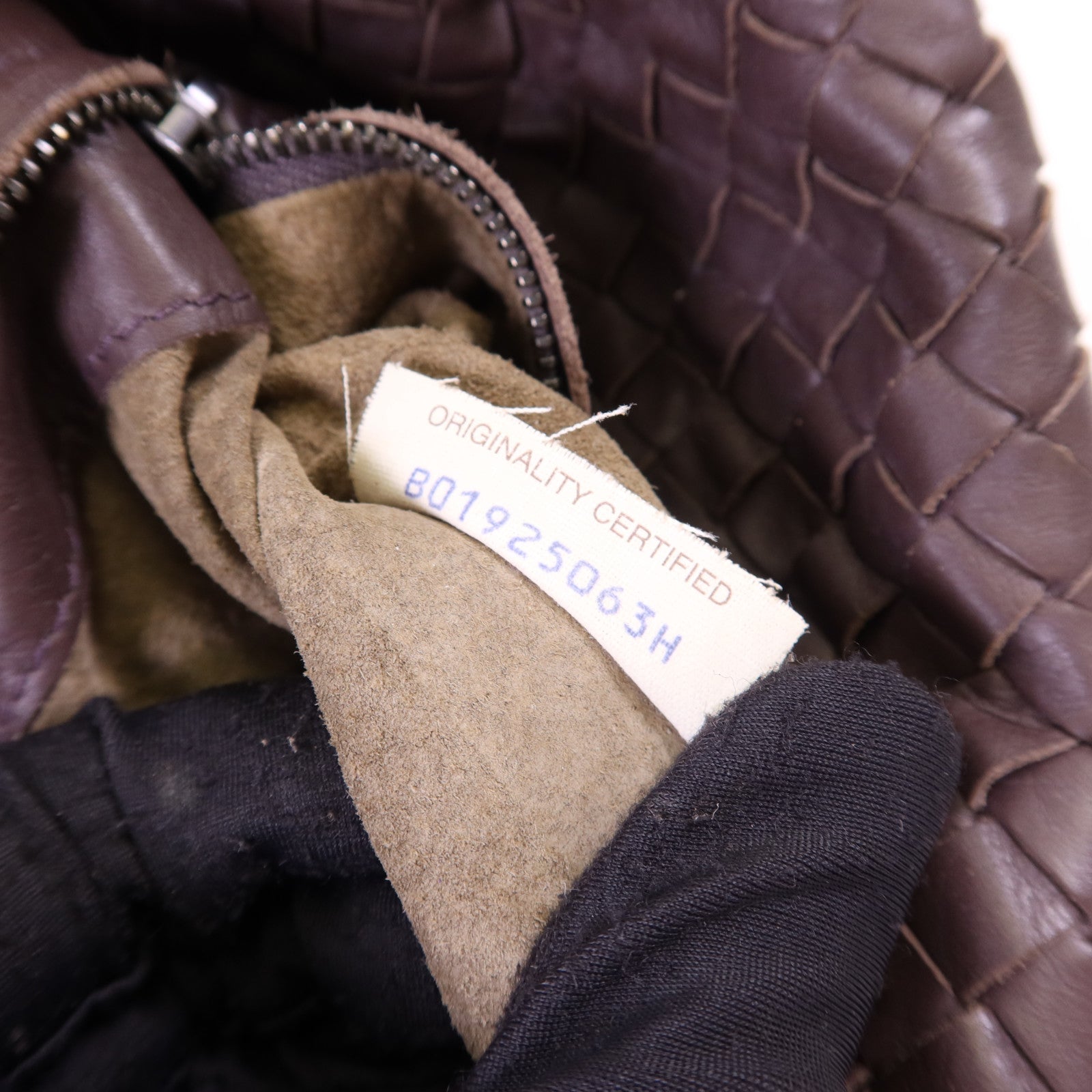 BOTTEGA VENETA 織紋皮革Hobo肩背袋