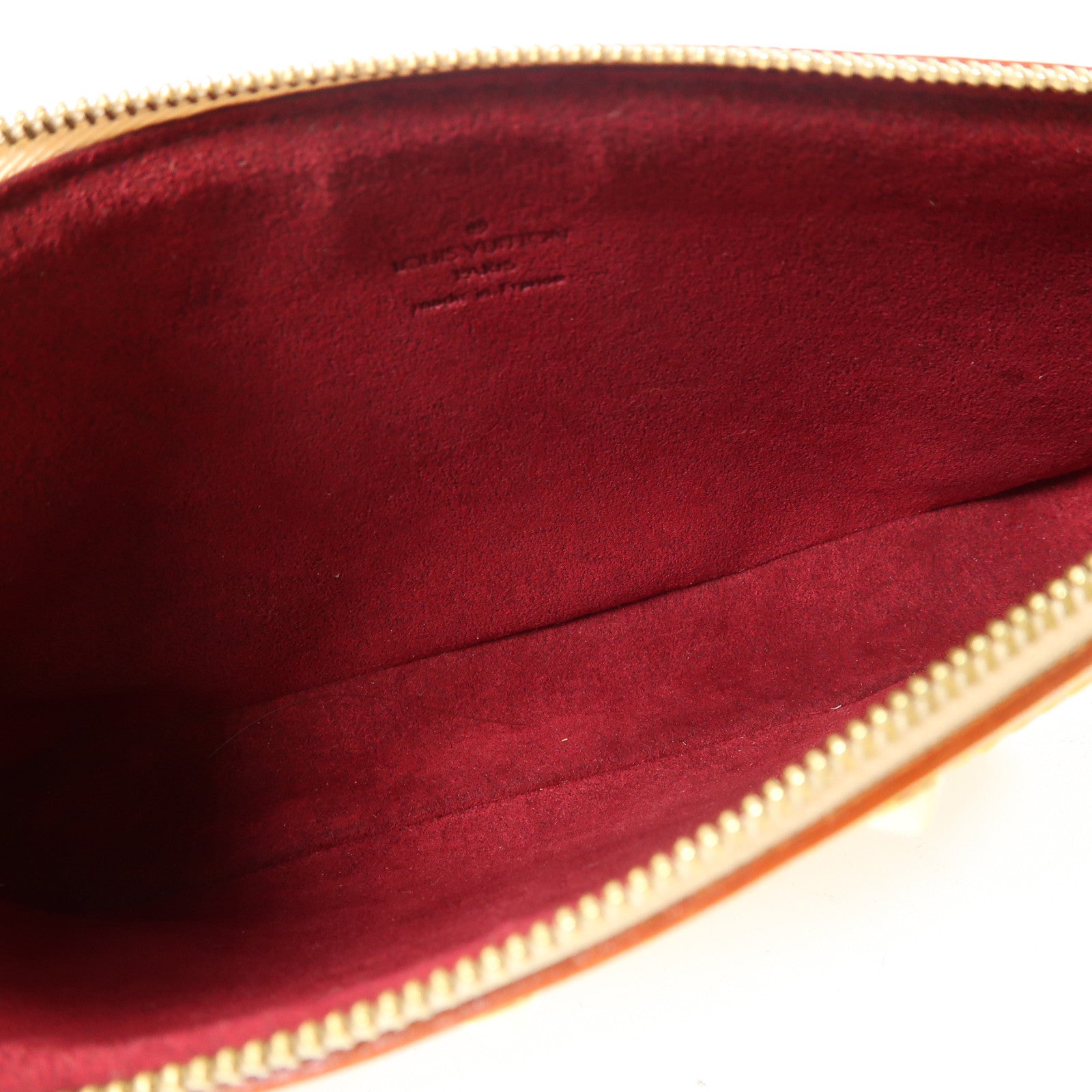 LOUIS VUITTON Monogram Multicolore Pochette Accessories金扣手挽袋白色/彩色
