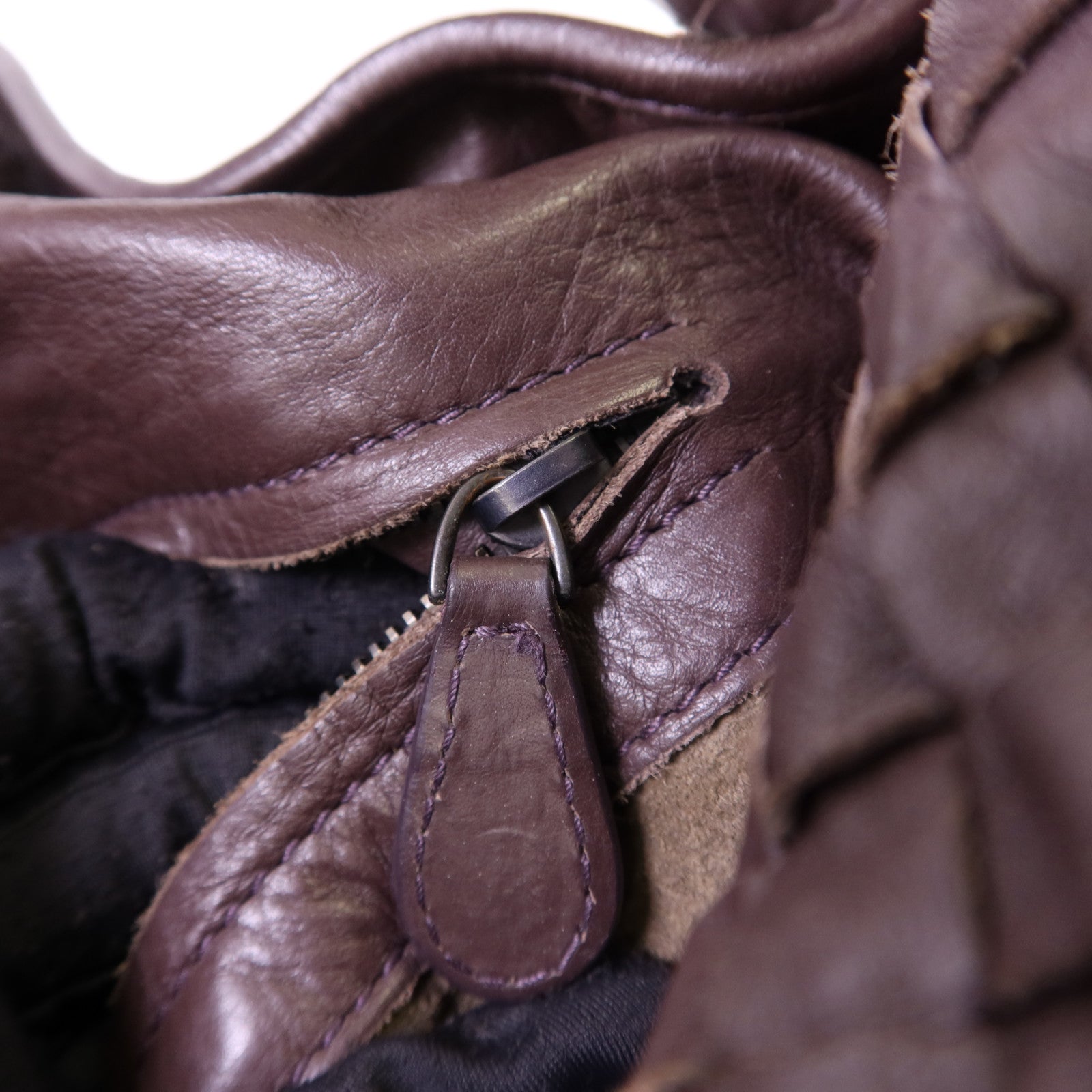 BOTTEGA VENETA 織紋皮革Hobo肩背袋