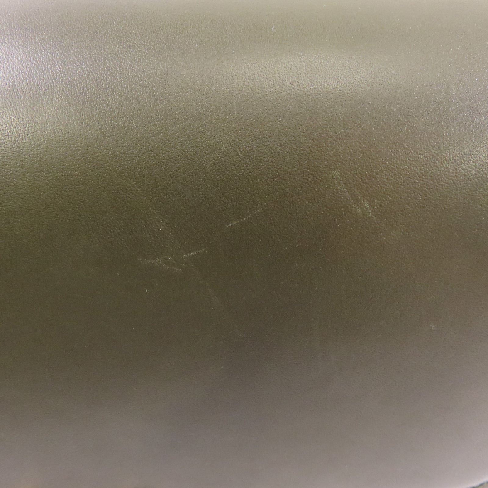 CELINE 牛皮皮革Tiromphe Medium金扣肩背袋綠色