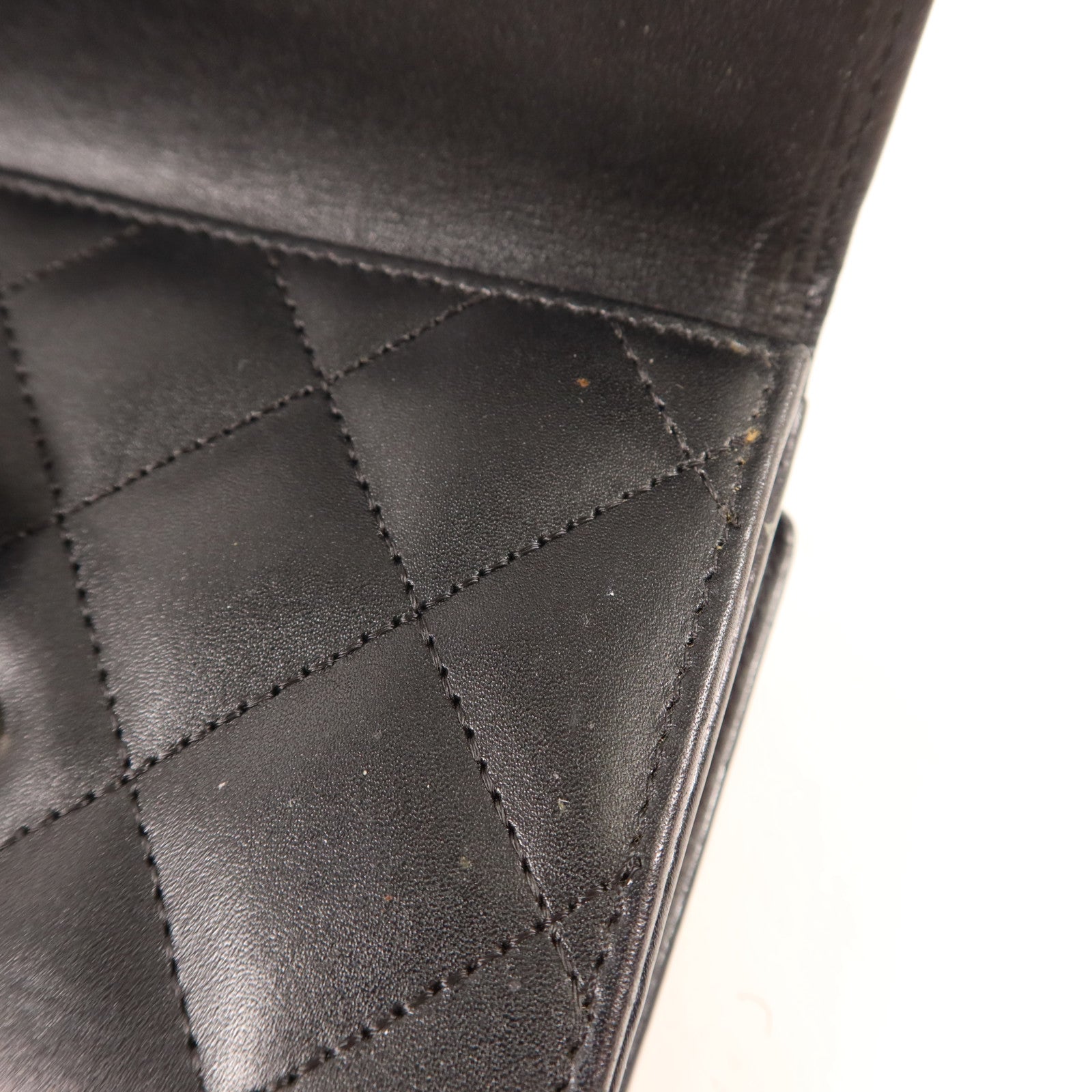 CHANEL 牛皮皮革Cambon Bifold Wallet銀扣錢包