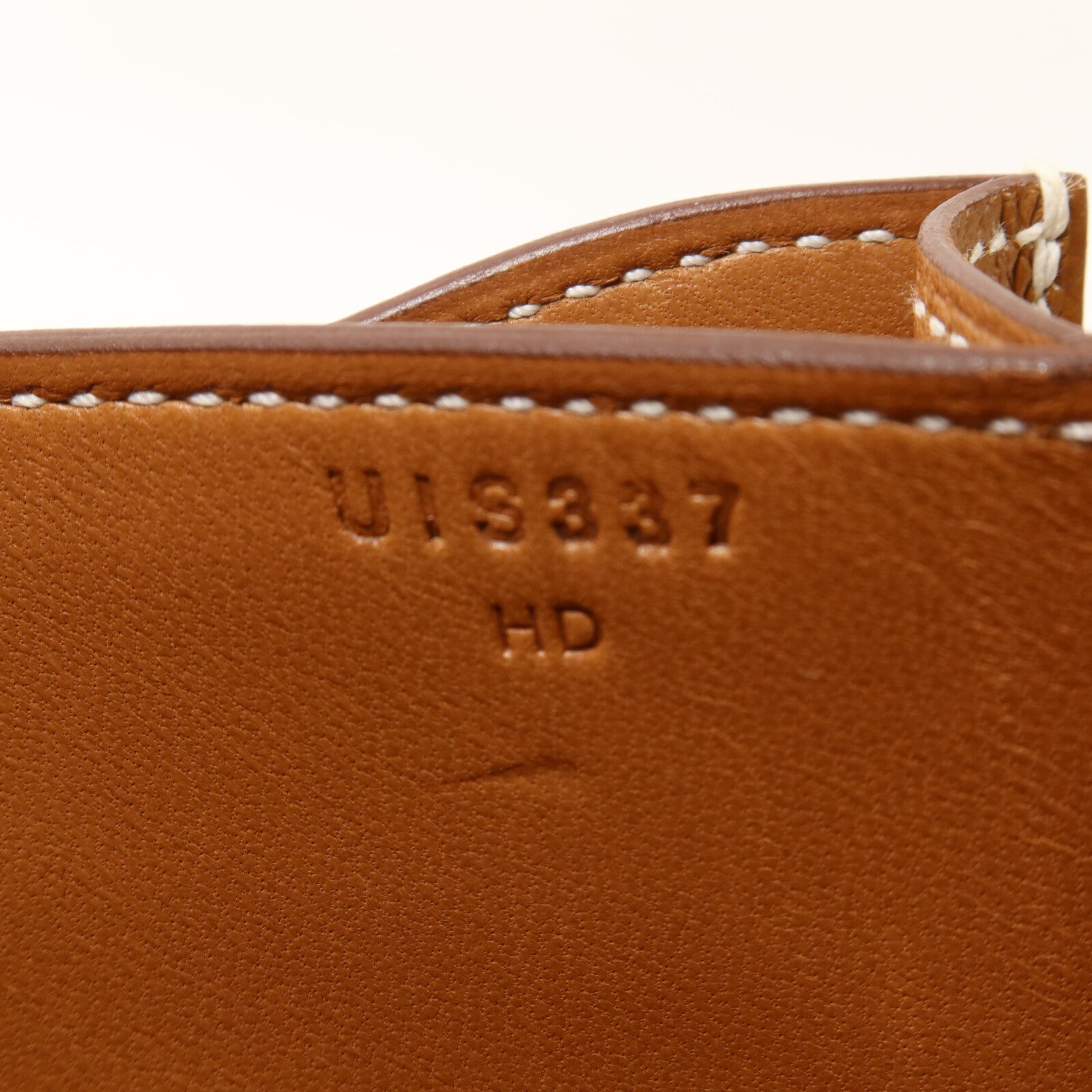HERMES Epsom皮革Constance Mini肩背袋Gold