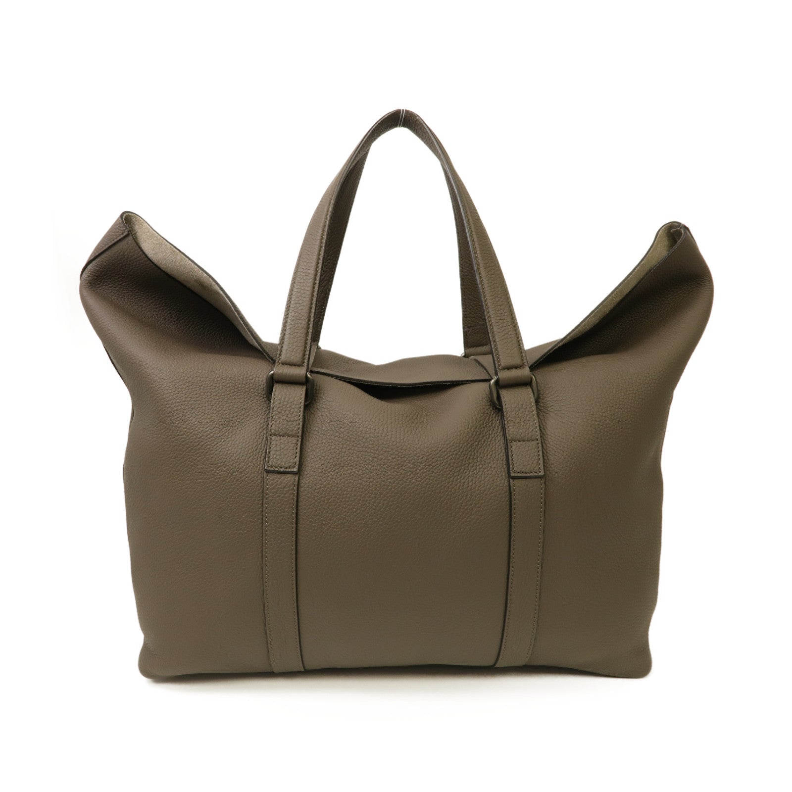 GUCCI 牛皮皮革Shoulder Tote肩背袋灰色