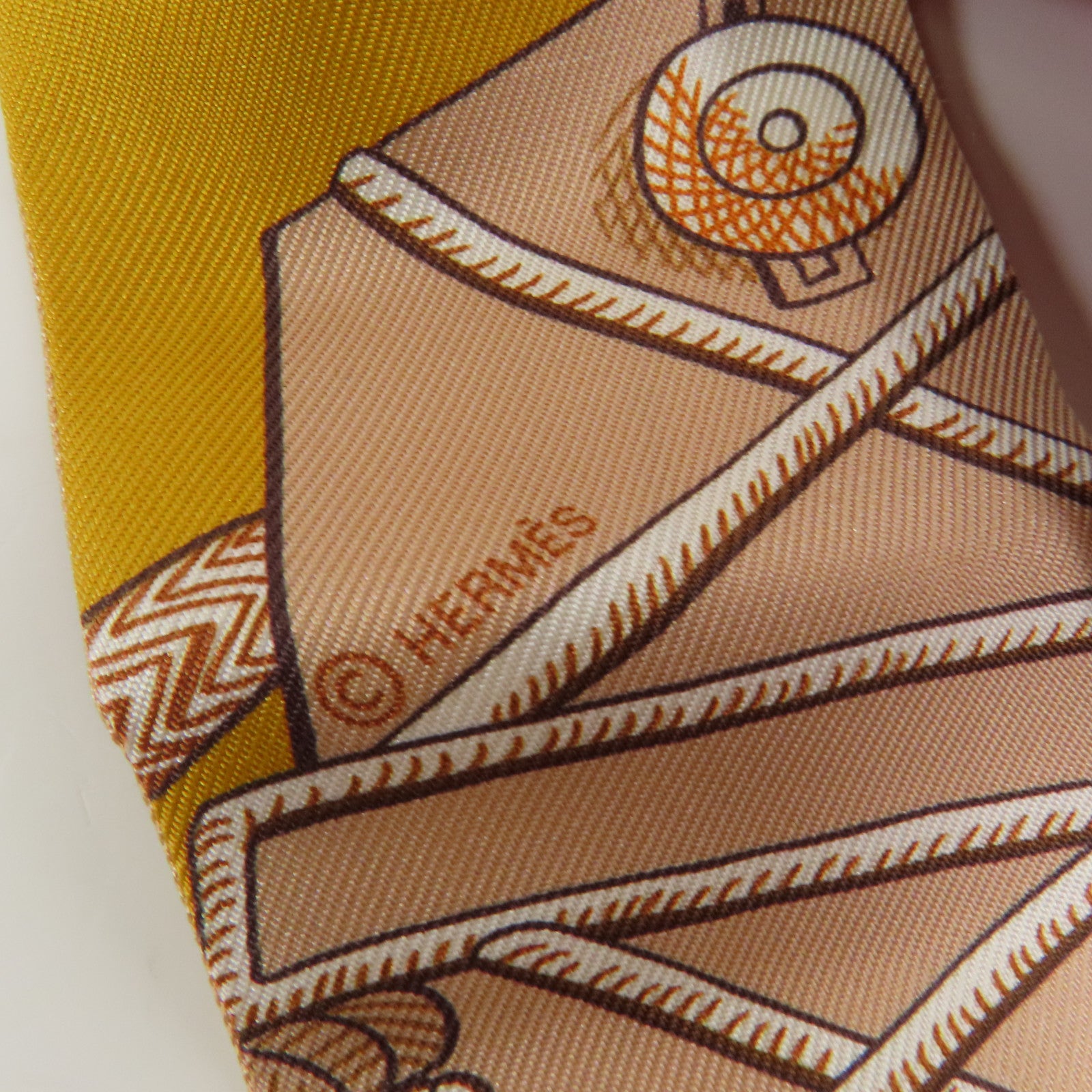 HERMES 絲質Twilly絲巾