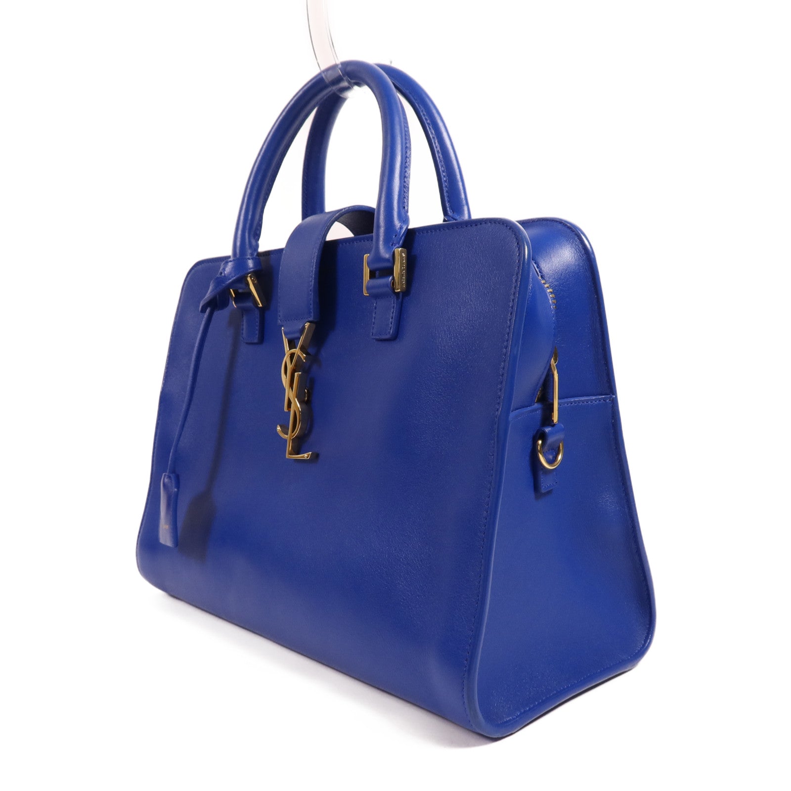 SAINT LAURENT 牛皮皮革Small Cabas金扣手挽肩背兩用袋