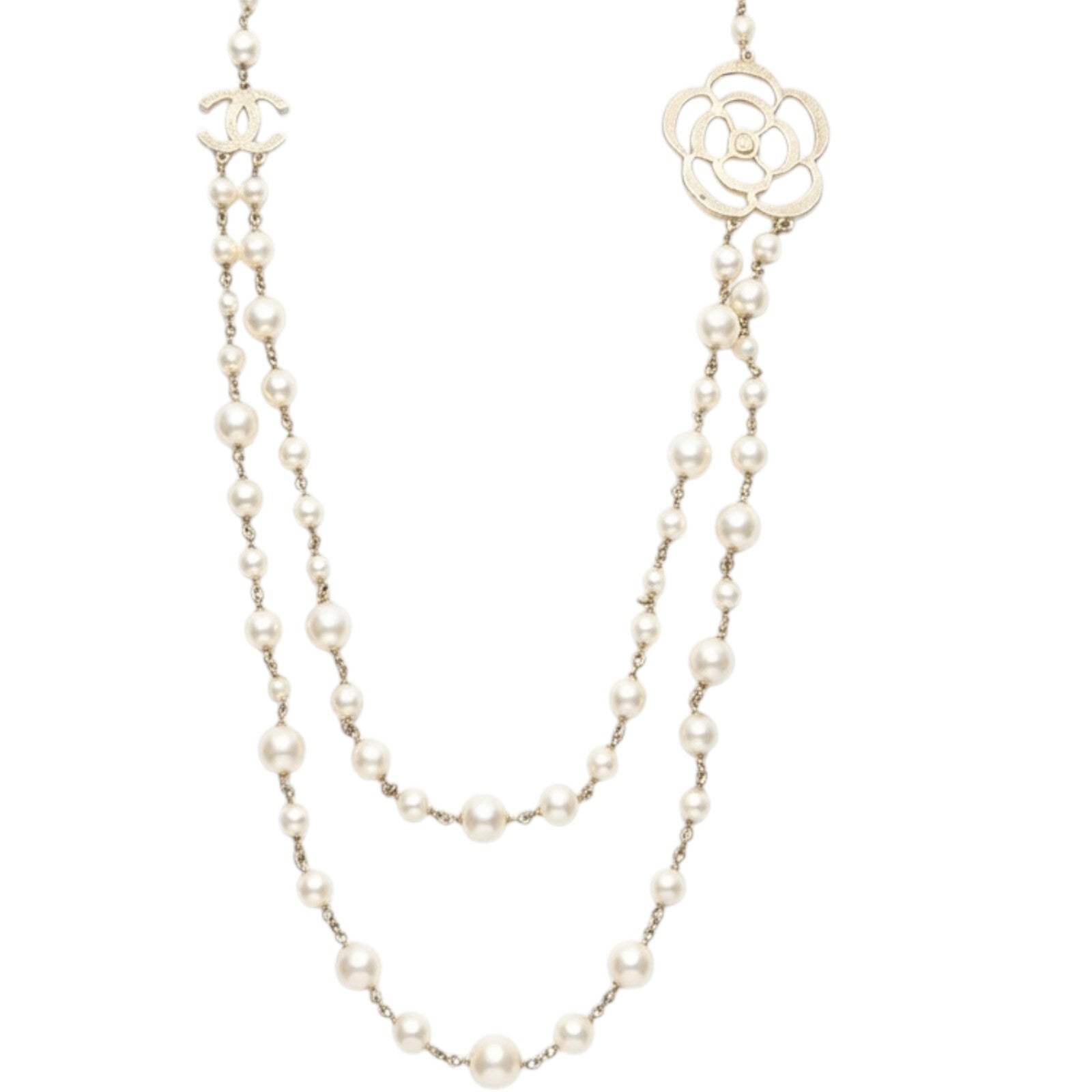 CHANEL PVC/金屬Necklace項鏈