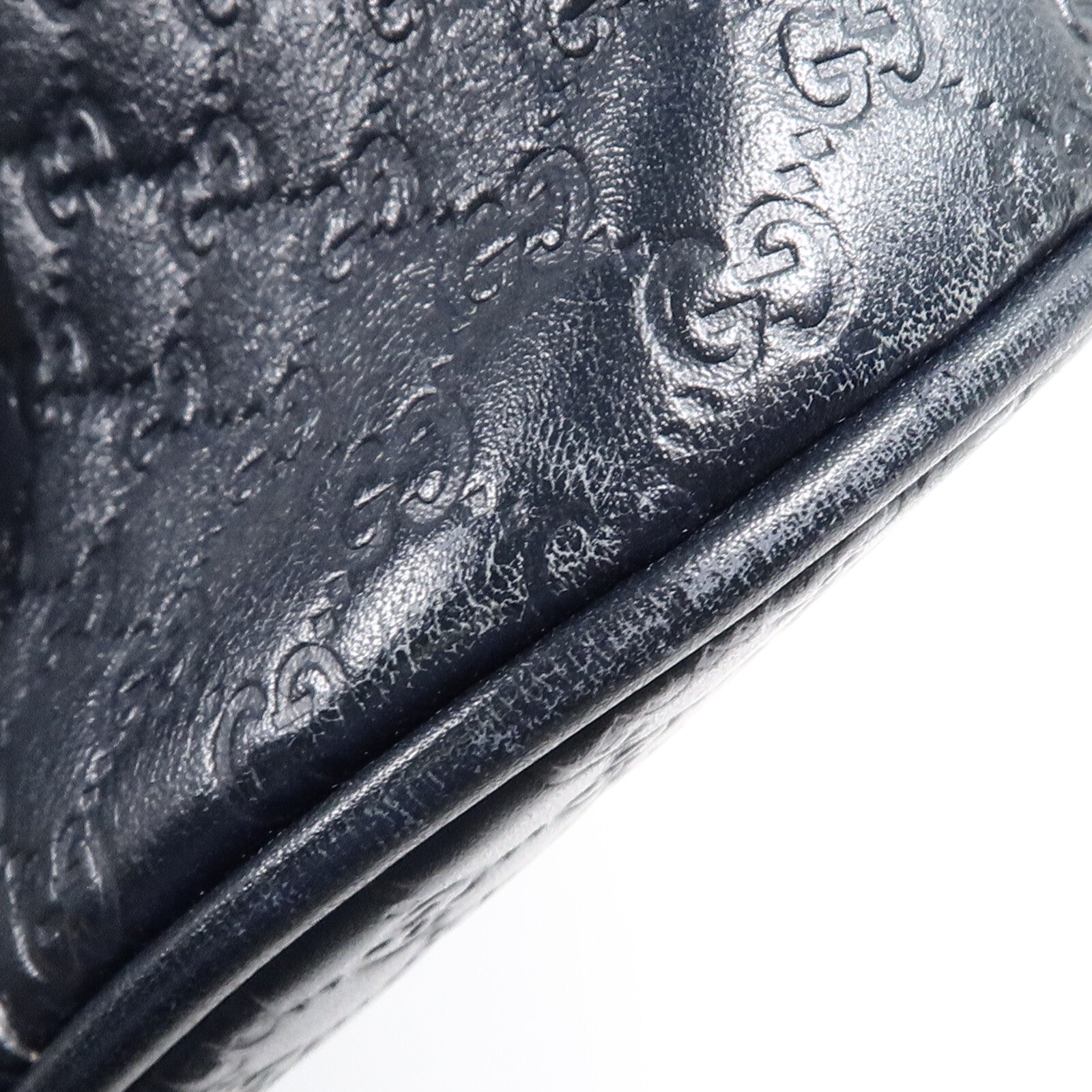 GUCCI 牛皮皮革Guccissima手挽肩背兩用袋