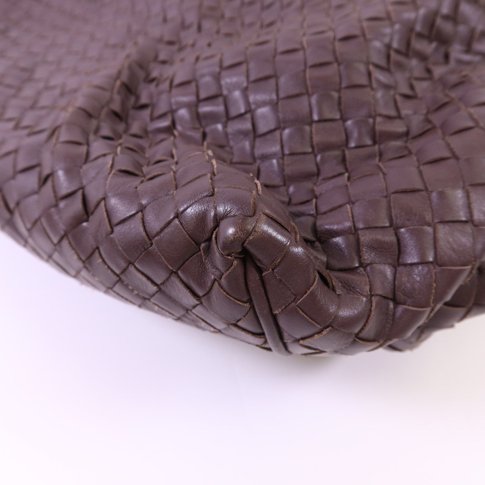 BOTTEGA VENETA 織紋皮革Hobo肩背袋