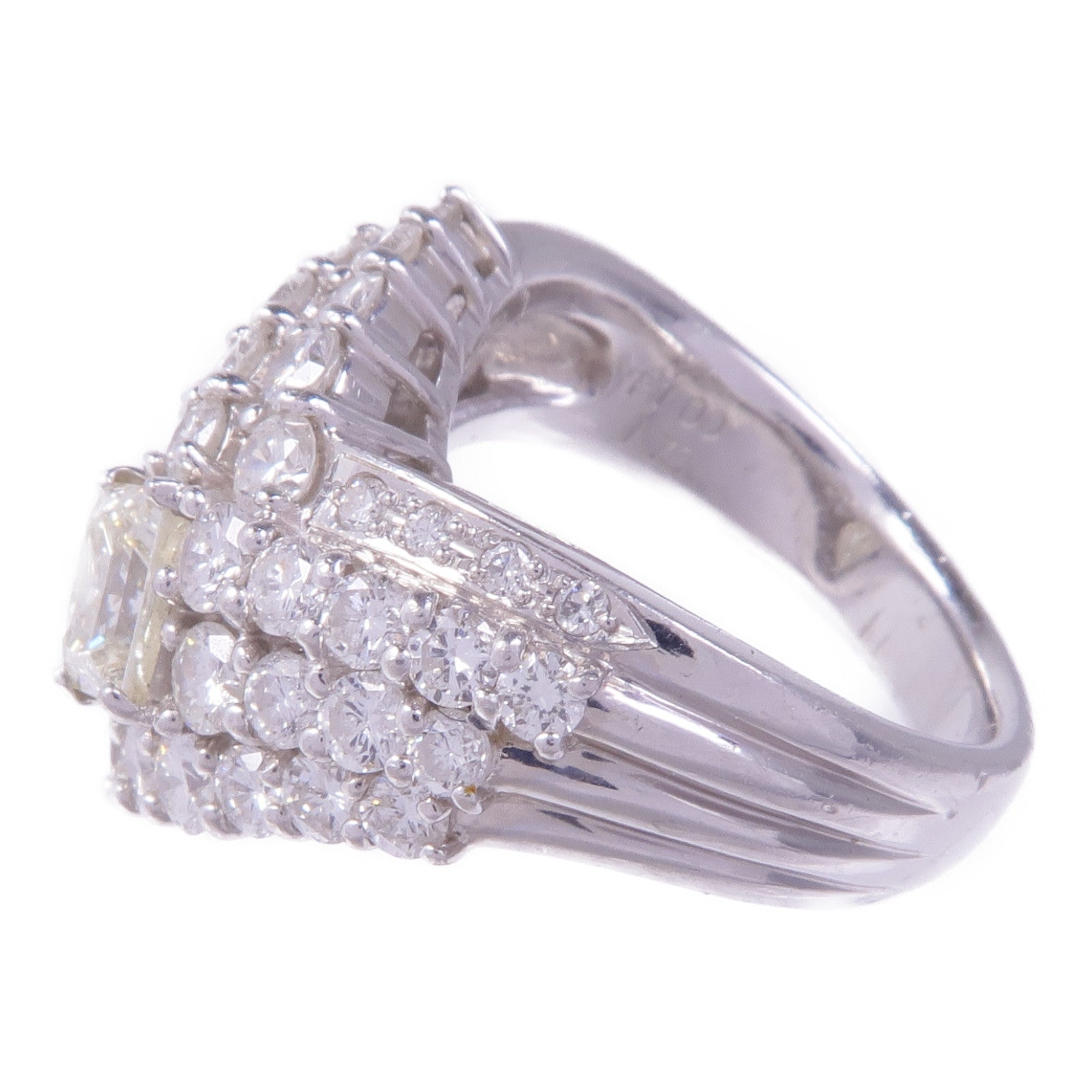 JEWELRY 【激減優惠】PT900鉑金Diamond Ring鑽石戒指US#5.25