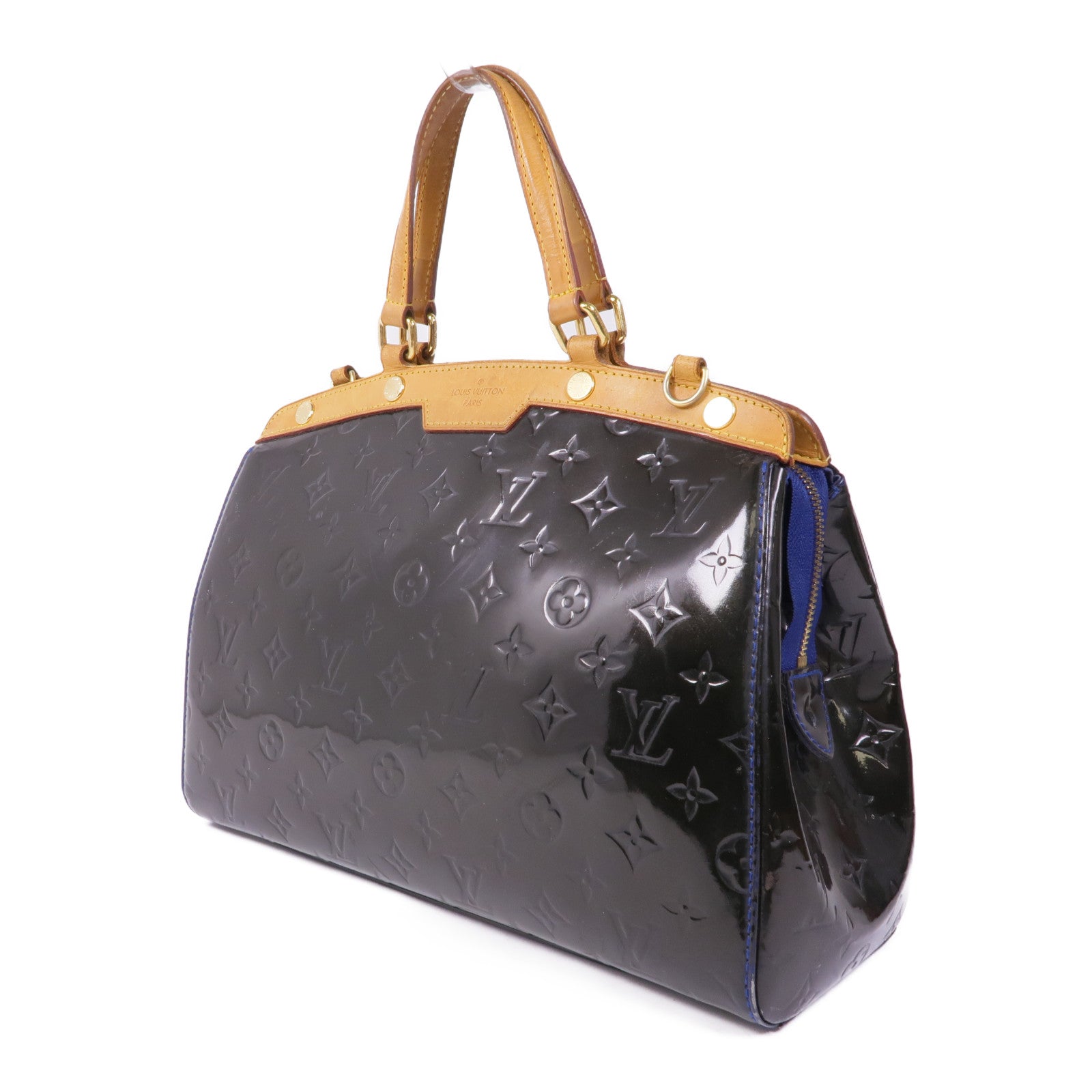 LOUIS VUITTON Vernis Blair MM金扣手挽肩背兩用袋