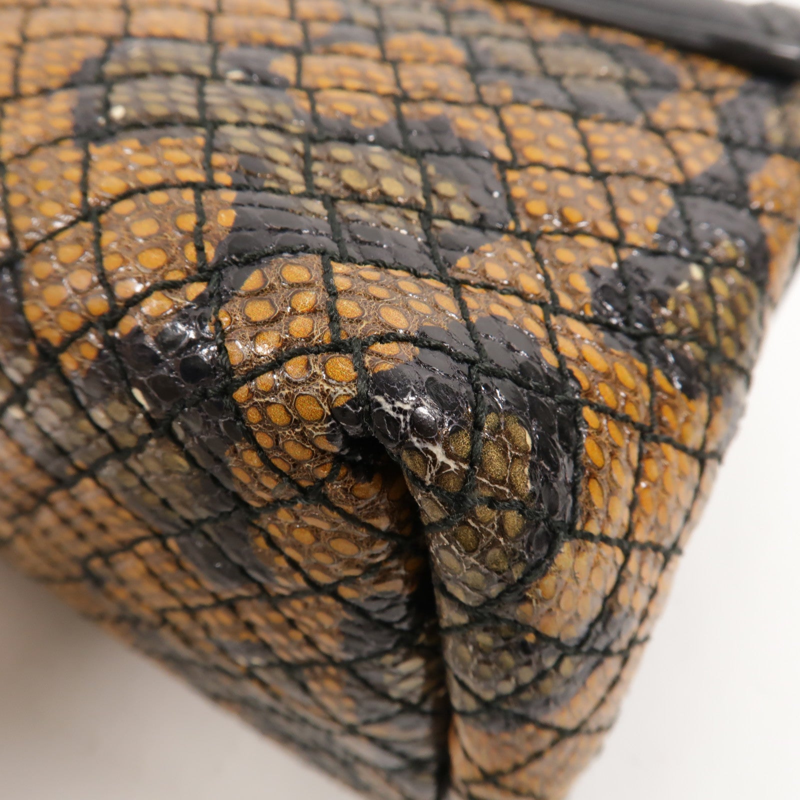 BOTTEGA VENETA 牛皮皮革/蛇皮皮革Olimpia Knot手挽肩背兩用袋