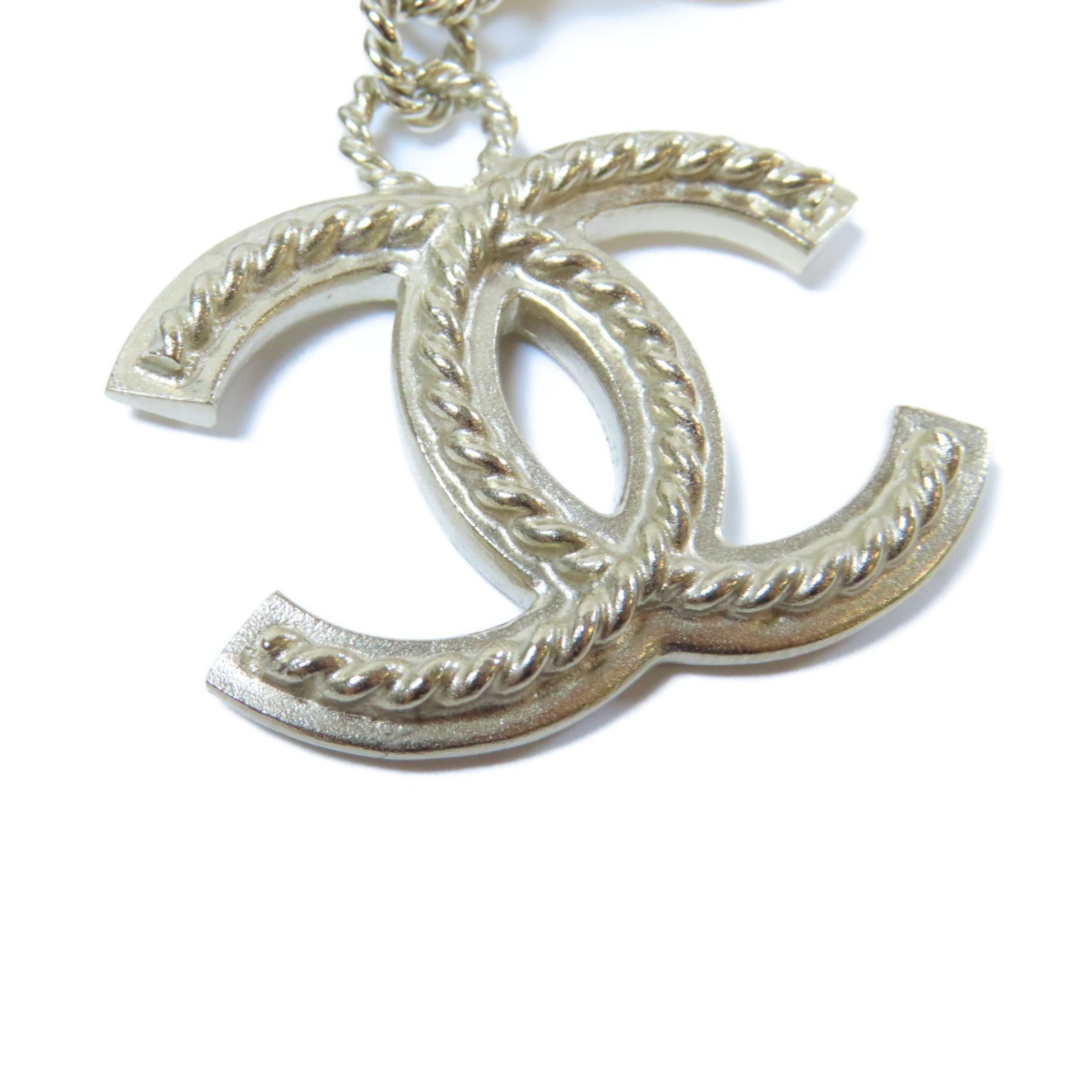 CHANEL 【激減優惠】金屬Necklace項鍊金色/綠色