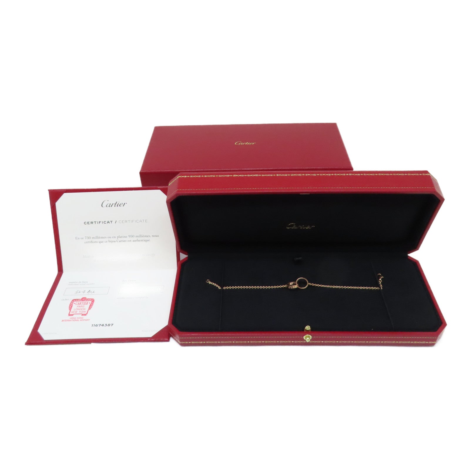 CARTIER 18K黃金Baby Love Bracelet手鏈