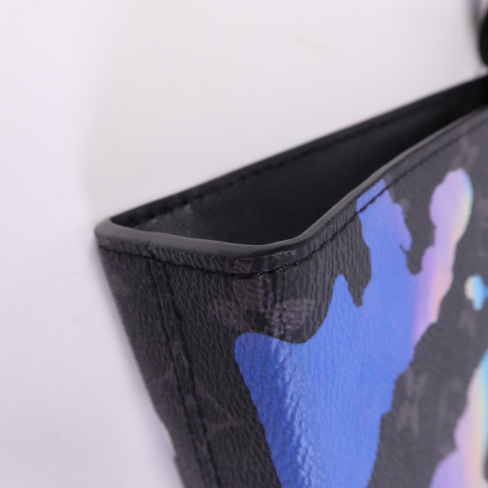 LOUIS VUITTON Monogram Eclipse Gaston Wearable Wallet銀扣肩背袋