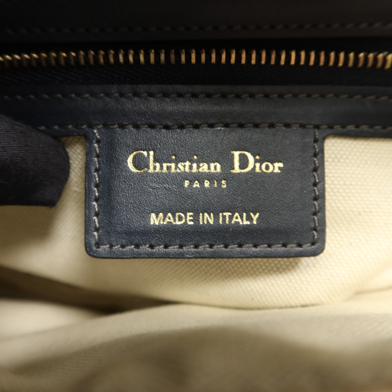 Dior 帆布Saddle金扣手挽肩背兩用袋