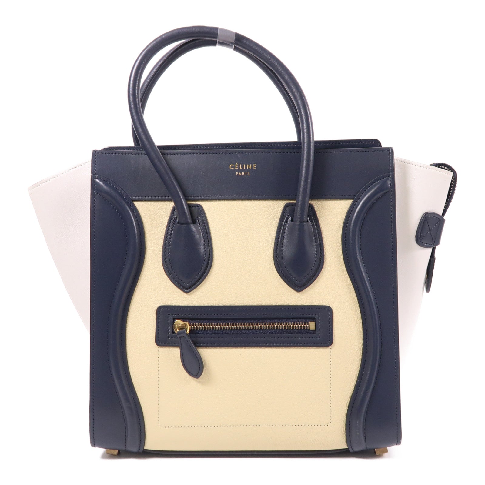 CELINE 牛皮皮革Micro Luggage手挽袋