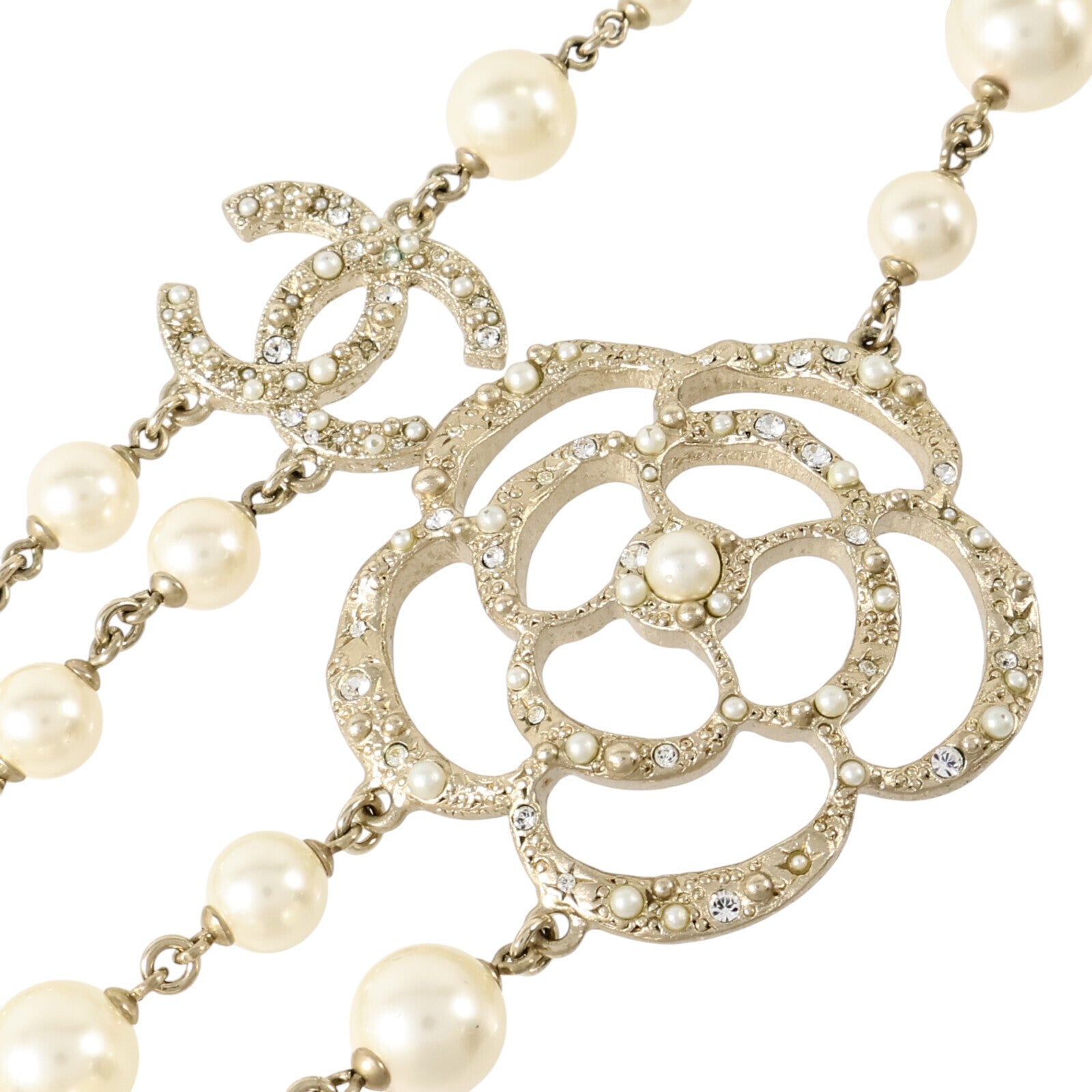 CHANEL PVC/金屬Necklace項鏈