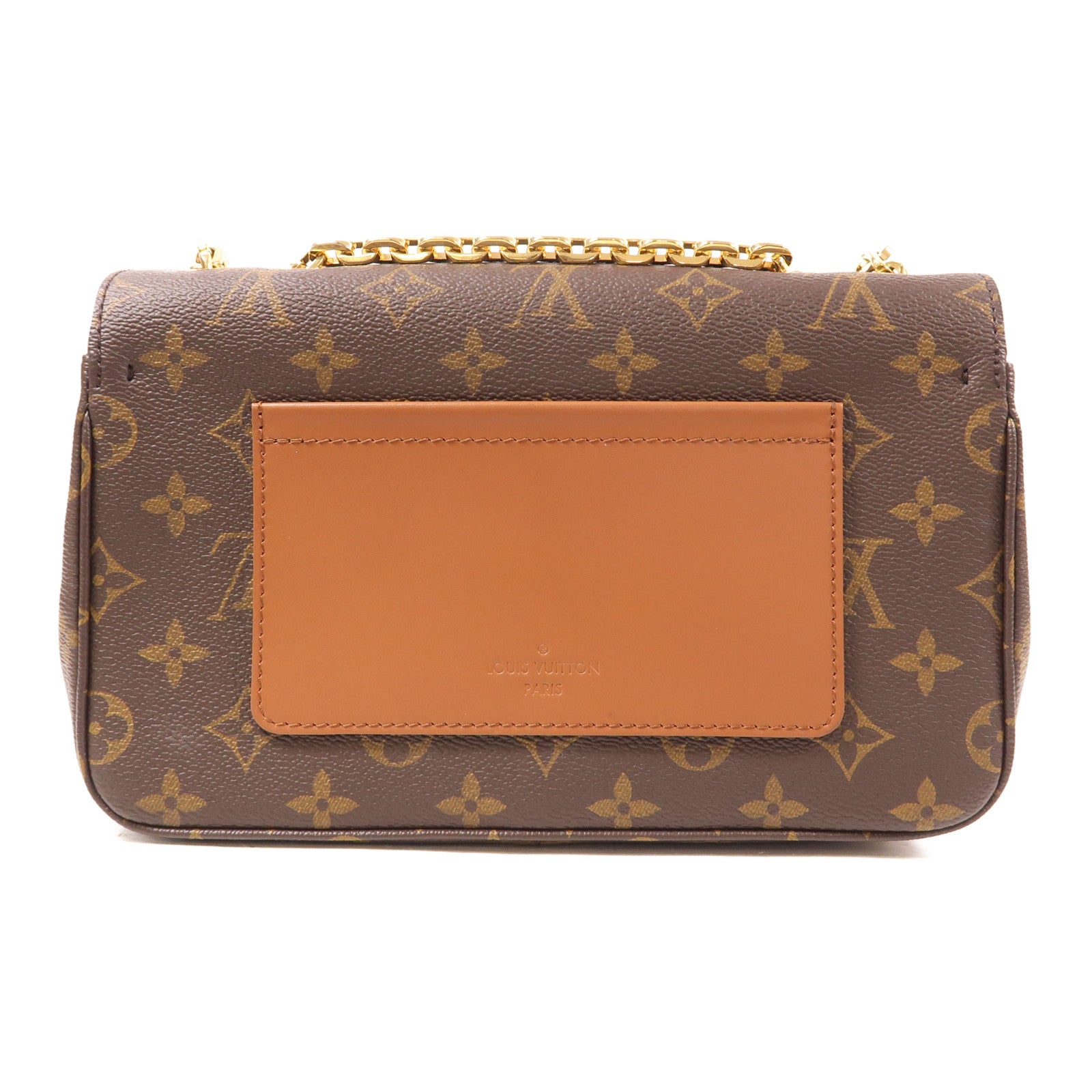 LOUIS VUITTON 【激減優惠】Monogram Marceau金扣鏈帶肩背袋棕色