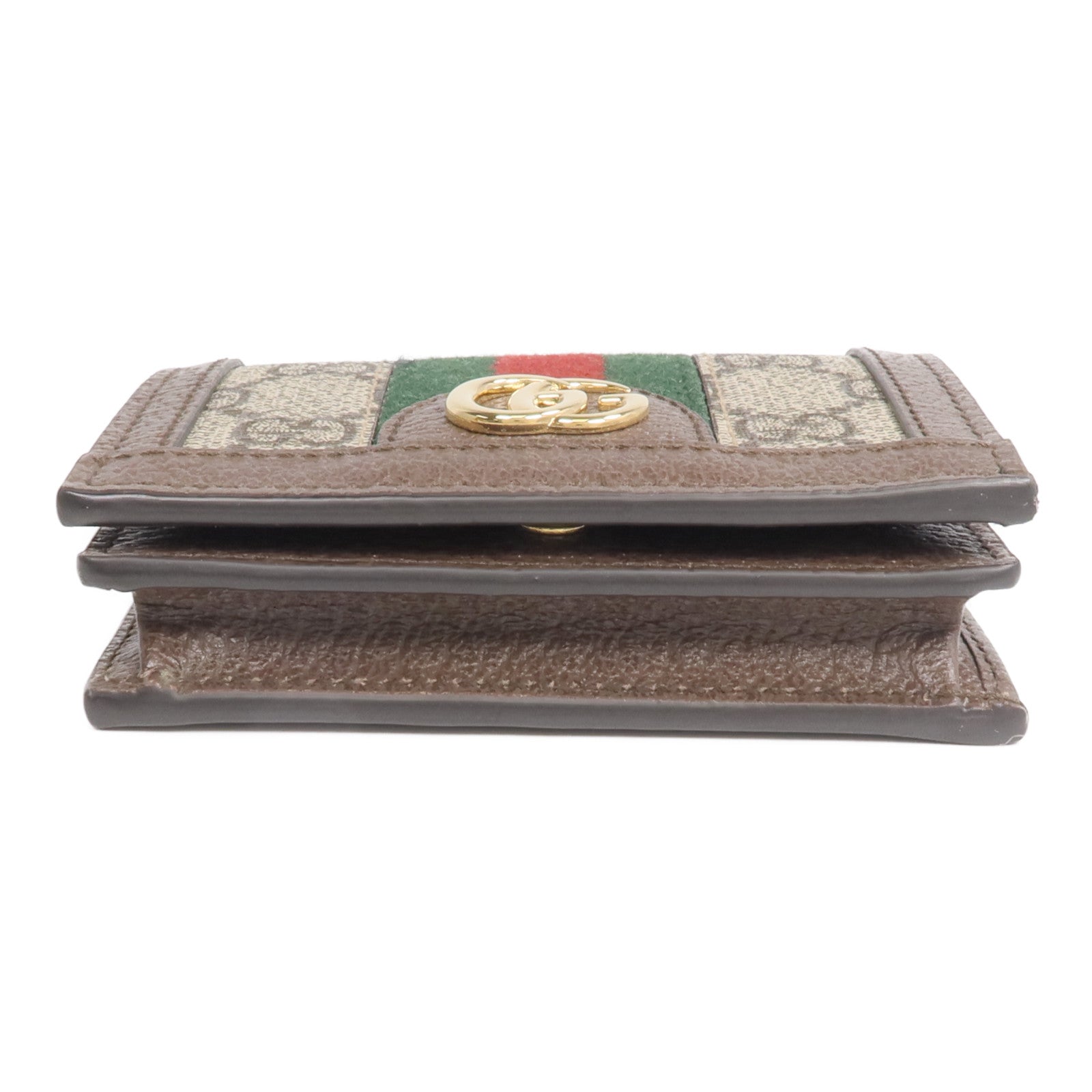 GUCCI 塗層帆布Ophidia GG Wallet金扣錢包