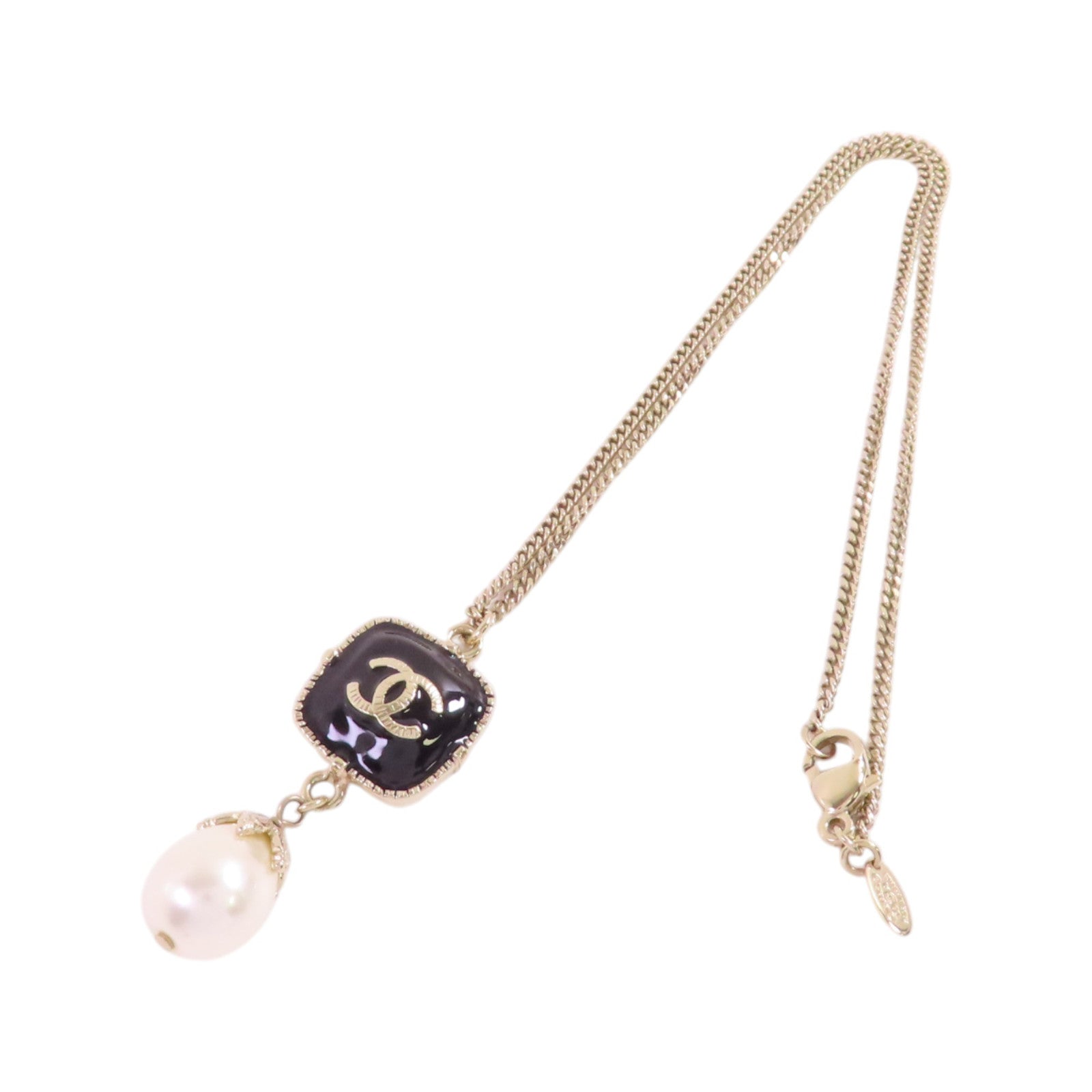 CHANEL 金屬/仿珍珠Necklace項鏈