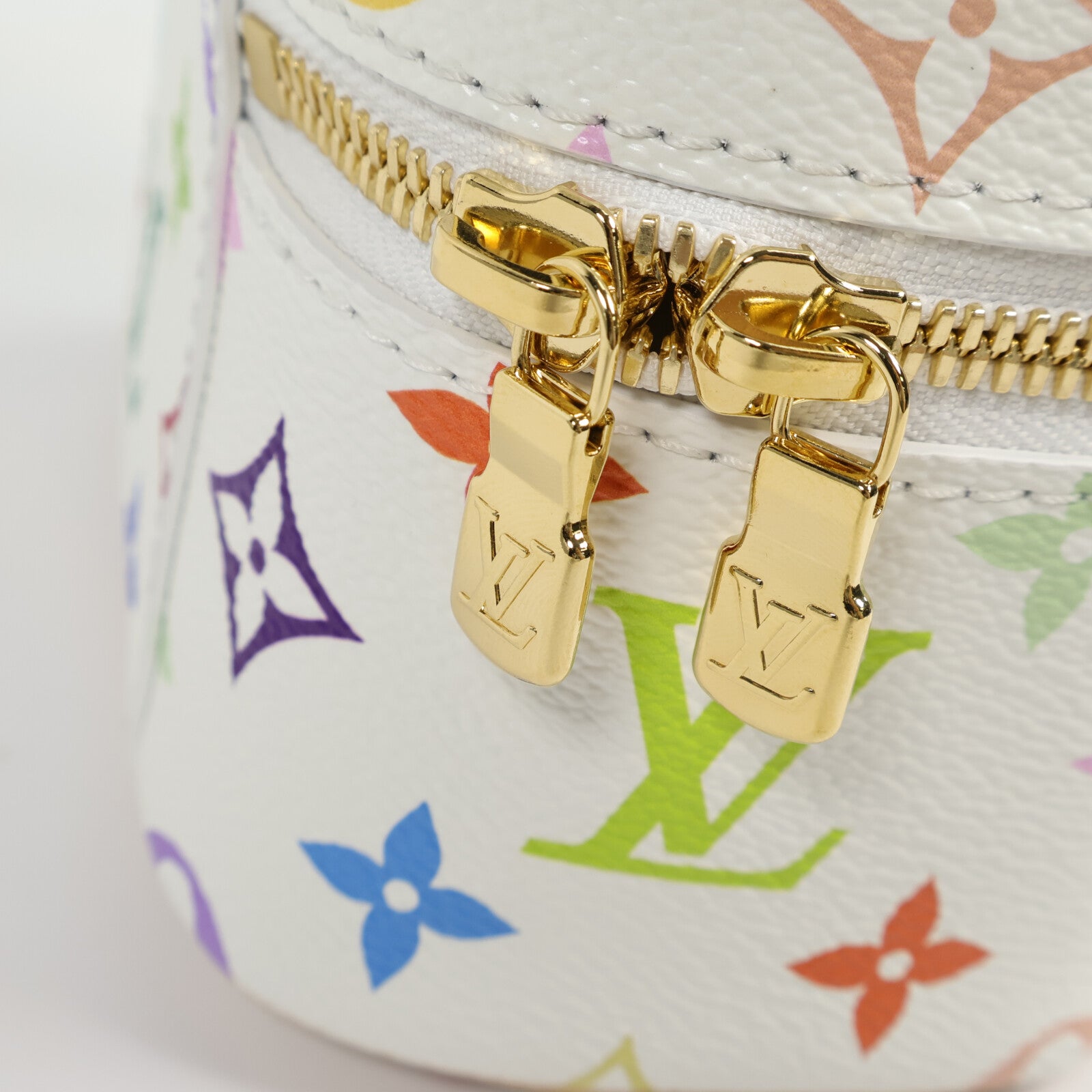 LOUIS VUITTON Monogram Multicolore LV x TM Nice Nano手挽袋