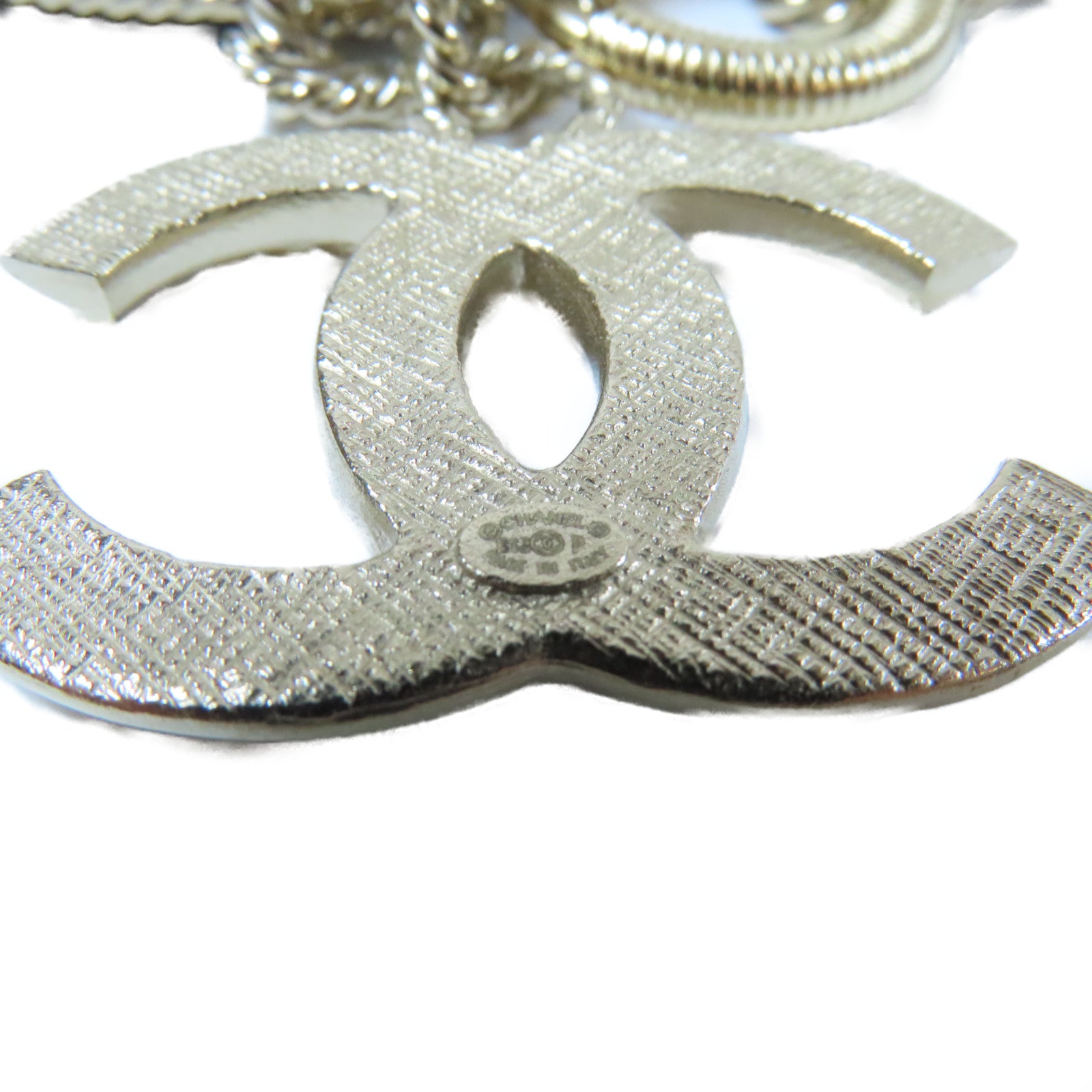 CHANEL 【激減優惠】金屬Necklace項鍊金色/綠色