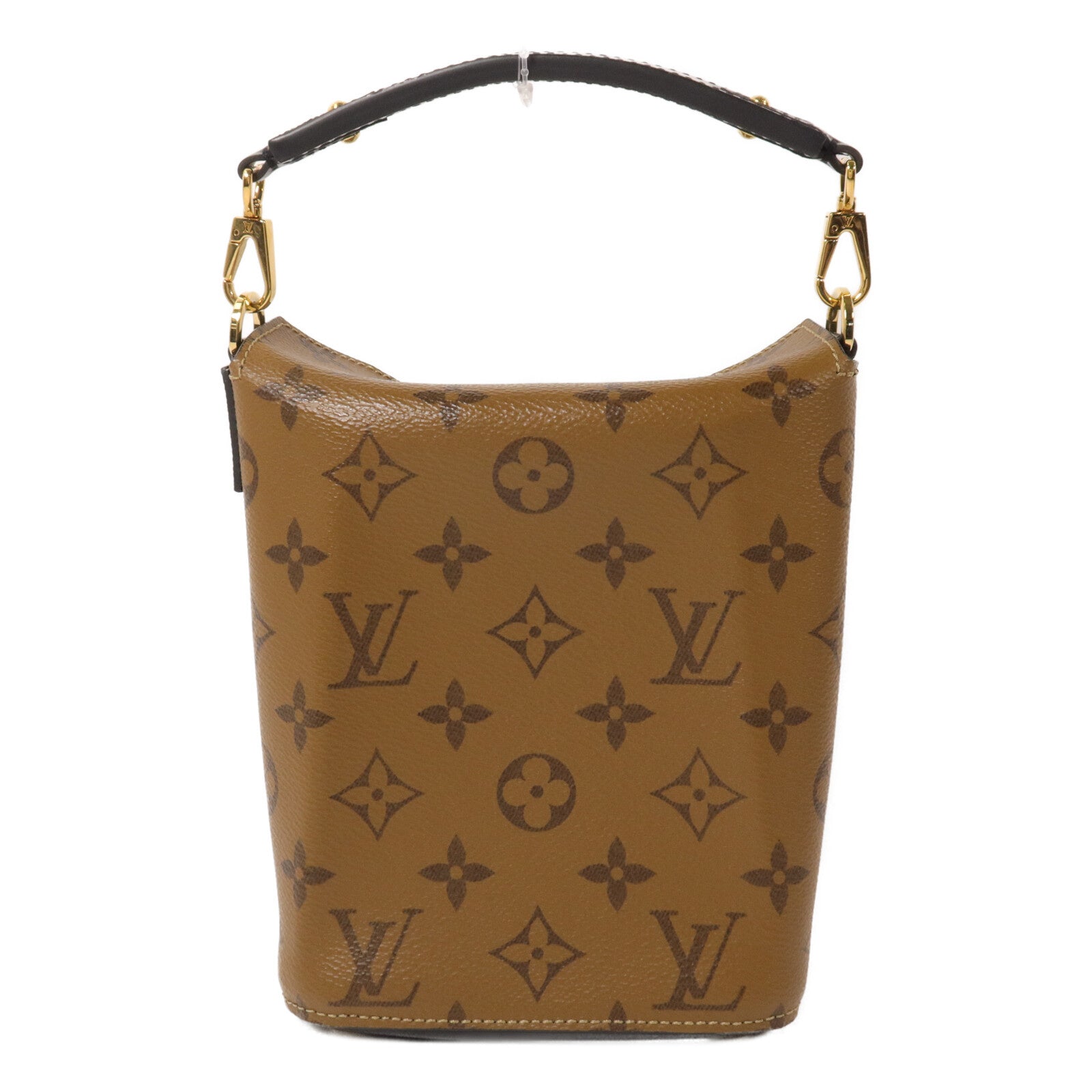 LOUIS VUITTON Monogram Reverse Bento Box手挽肩背兩用袋