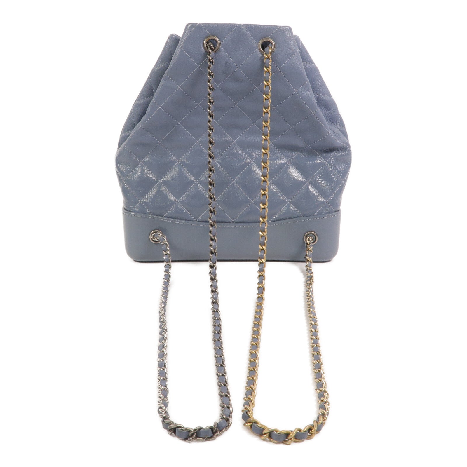 CHANEL 牛皮皮革Gabrielle Backpack鏈帶背包