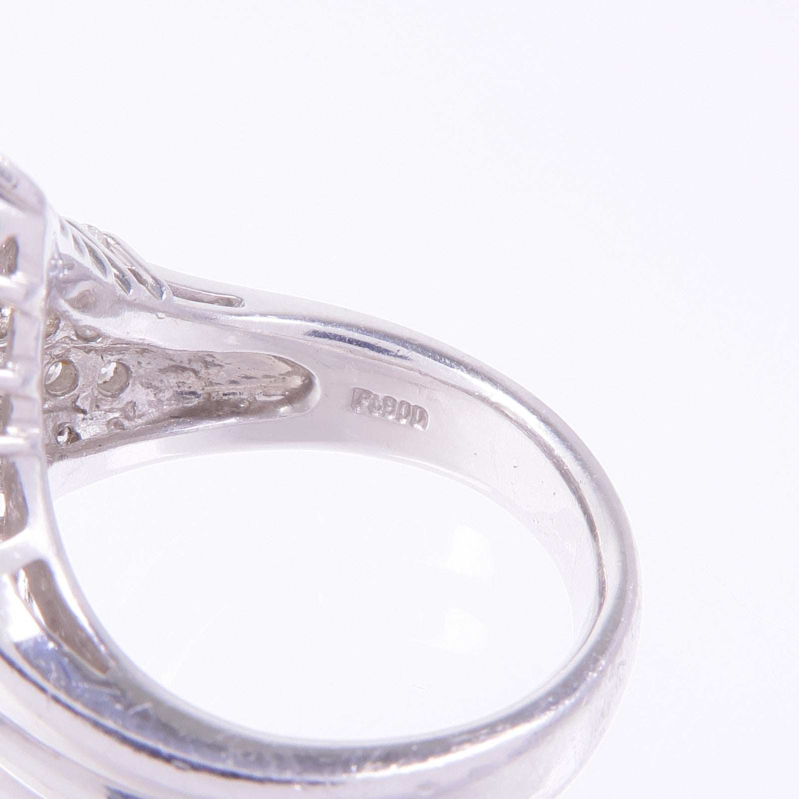 JEWELRY 【激減優惠】PT900鉑金Diamond Ring鑽石戒指US#5.25