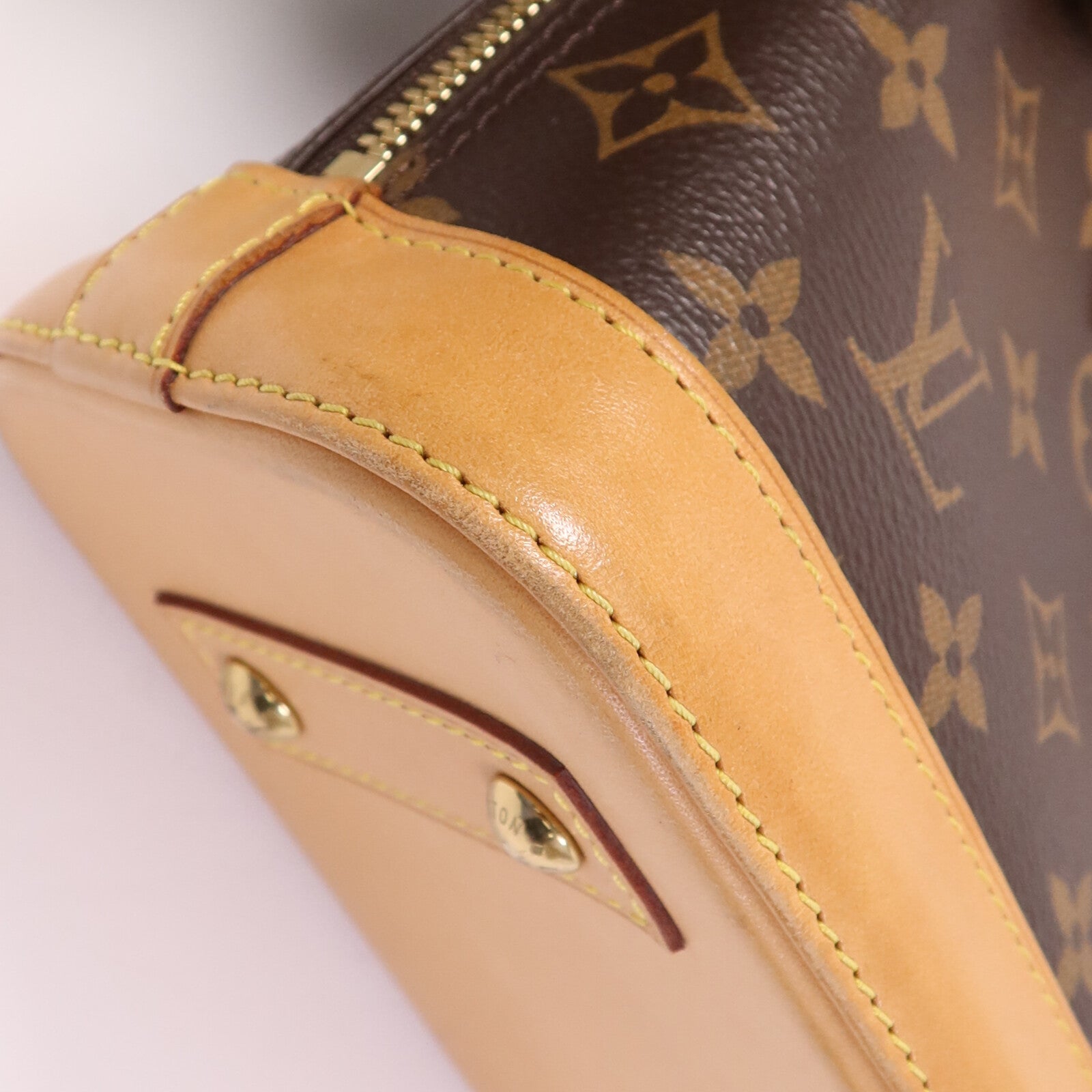 LOUIS VUITTON Monogram Alma BB金扣手挽肩背兩用袋