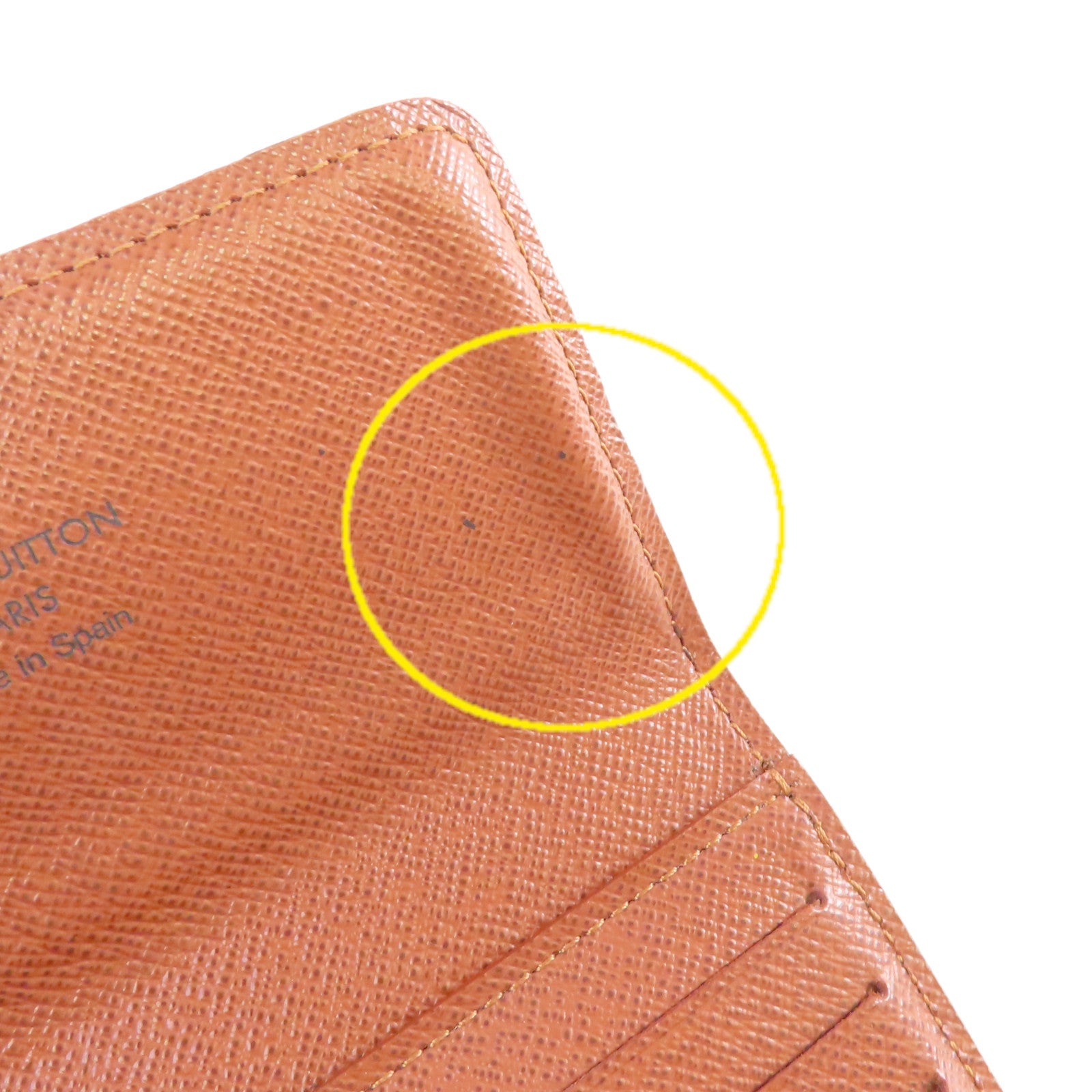 LOUIS VUITTON Monogram Short Wallet金扣短錢包啡色