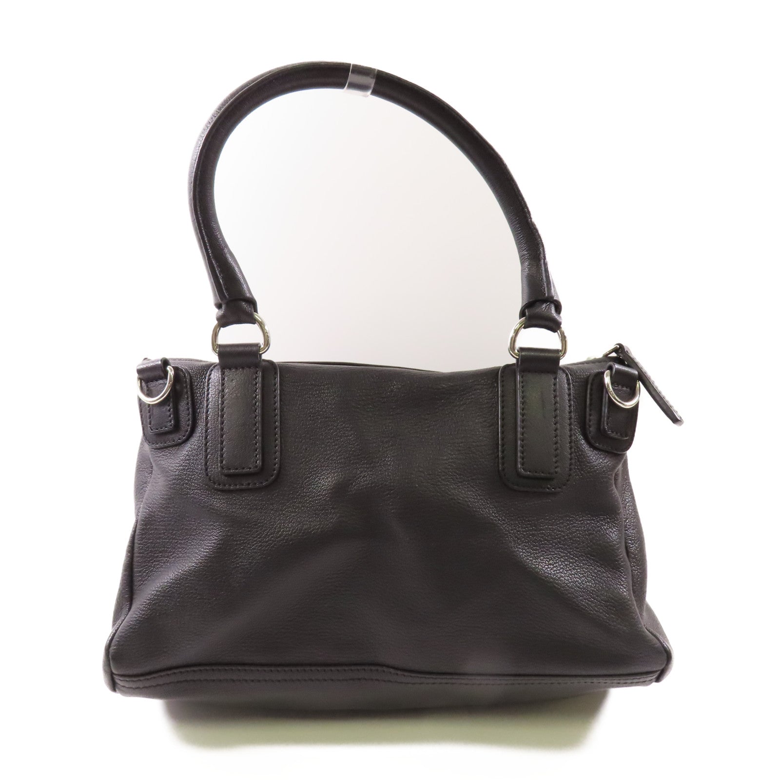 GIVENCHY 【激減優惠】牛皮皮革Pandora銀扣手挽肩背兩用袋