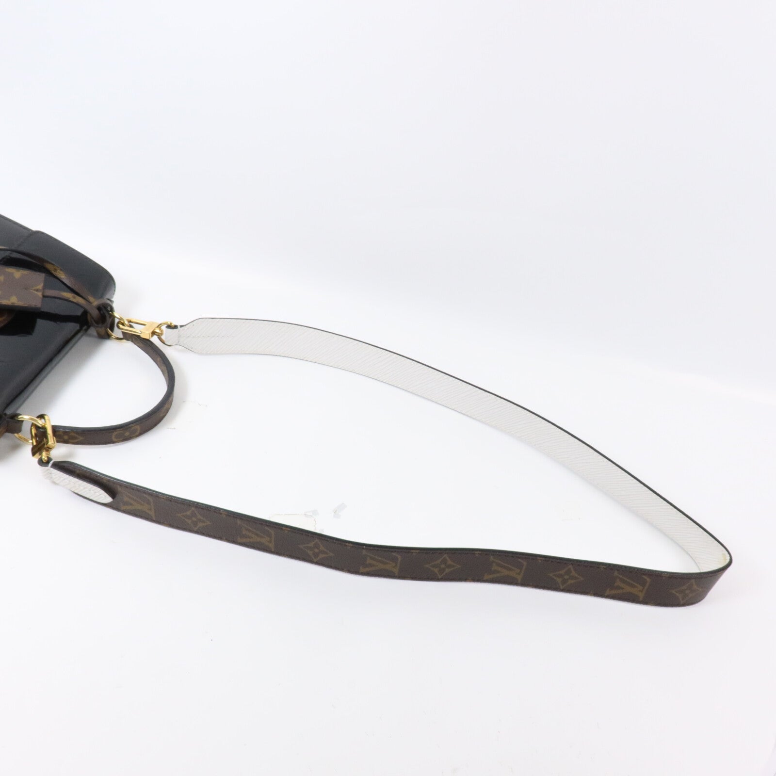 LOUIS VUITTON Monogram/Epi/Monogram Vernis Spring Street金扣手挽肩背兩用袋