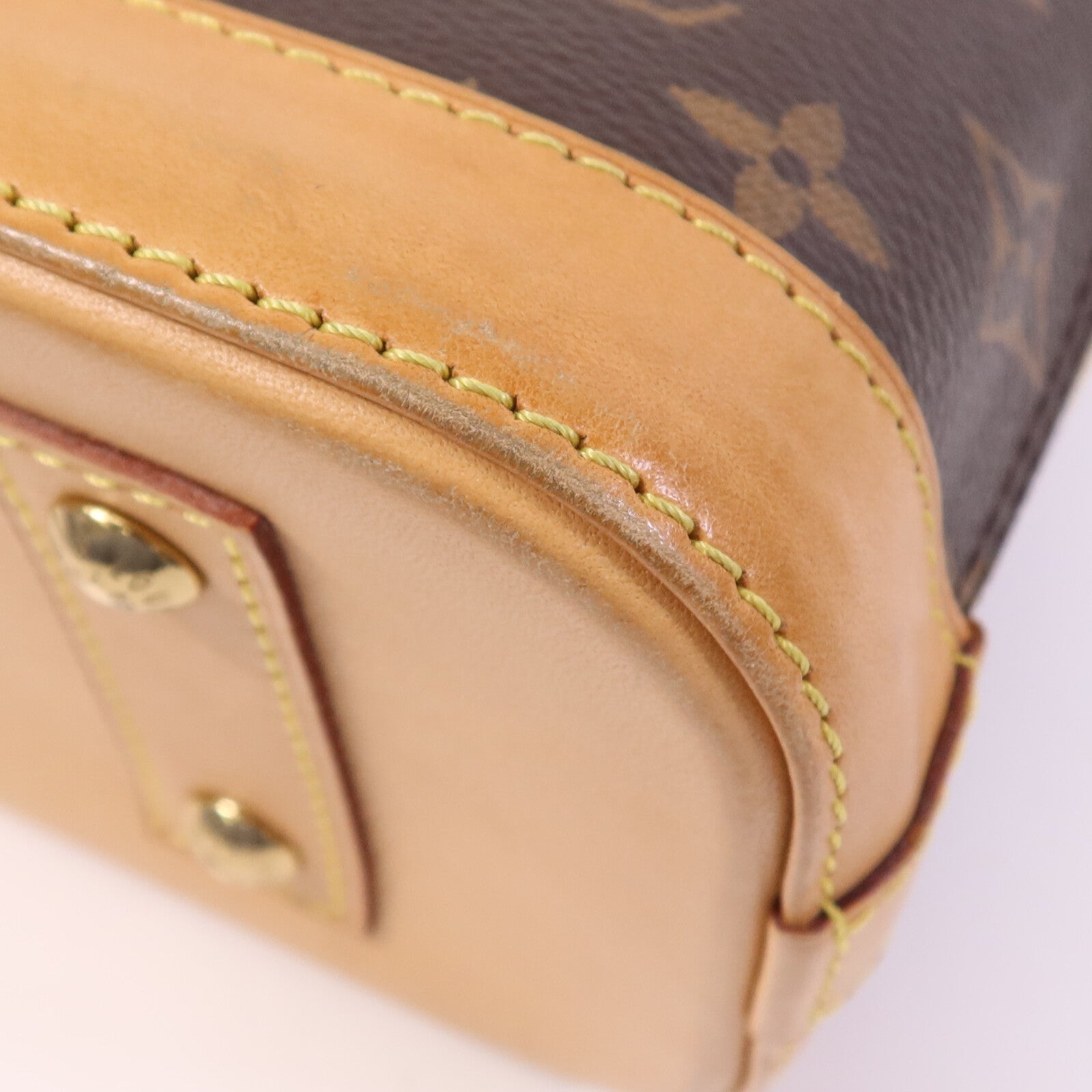 LOUIS VUITTON Monogram Alma BB金扣手挽肩背兩用袋