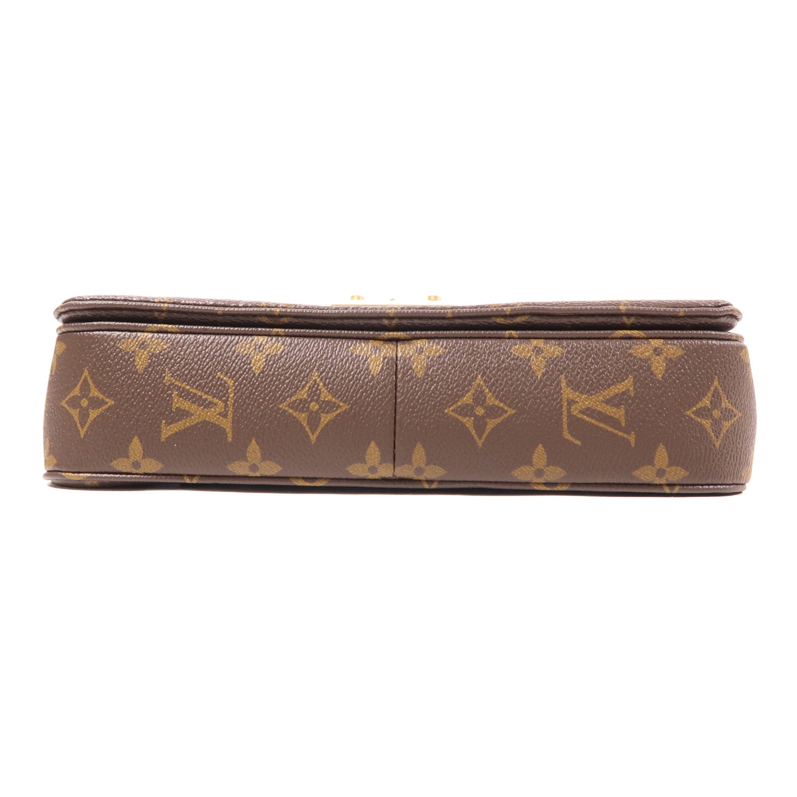 LOUIS VUITTON 【激減優惠】Monogram Marceau金扣鏈帶肩背袋棕色