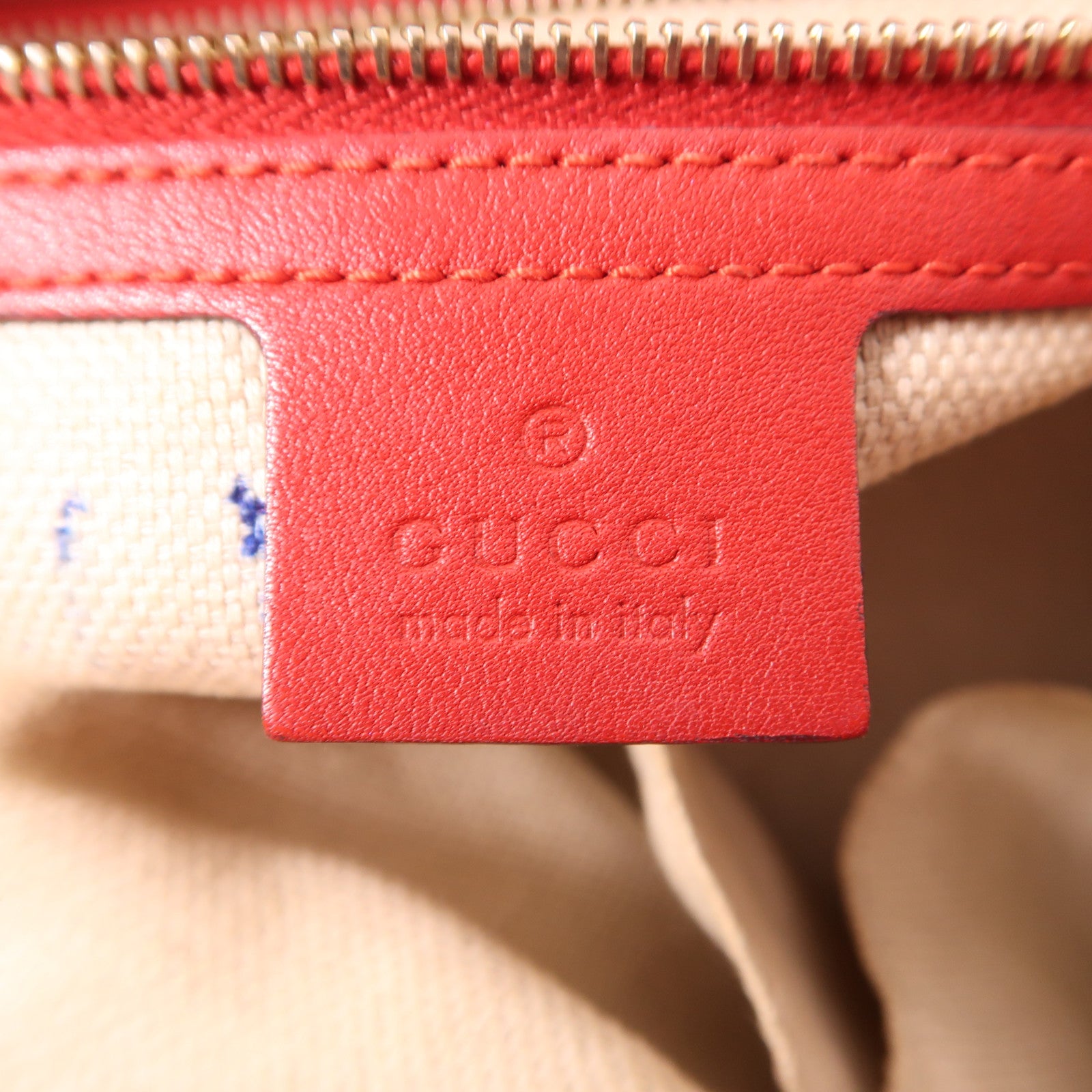 GUCCI 【萬聖節商品】牛皮皮革Guccissima Shoulder Bag金扣手挽肩背兩用袋
