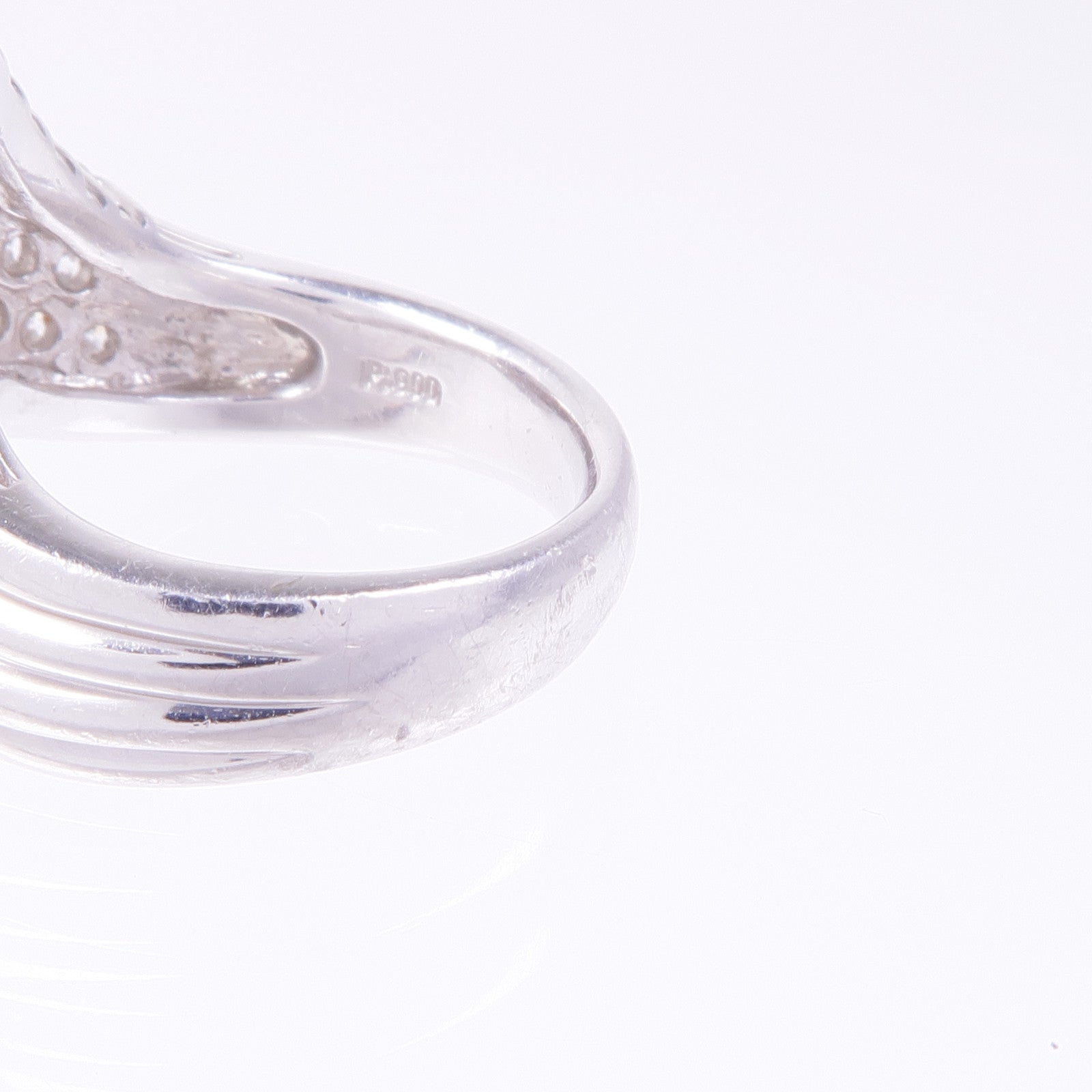 JEWELRY 【激減優惠】PT900鉑金Diamond Ring鑽石戒指US#5.25