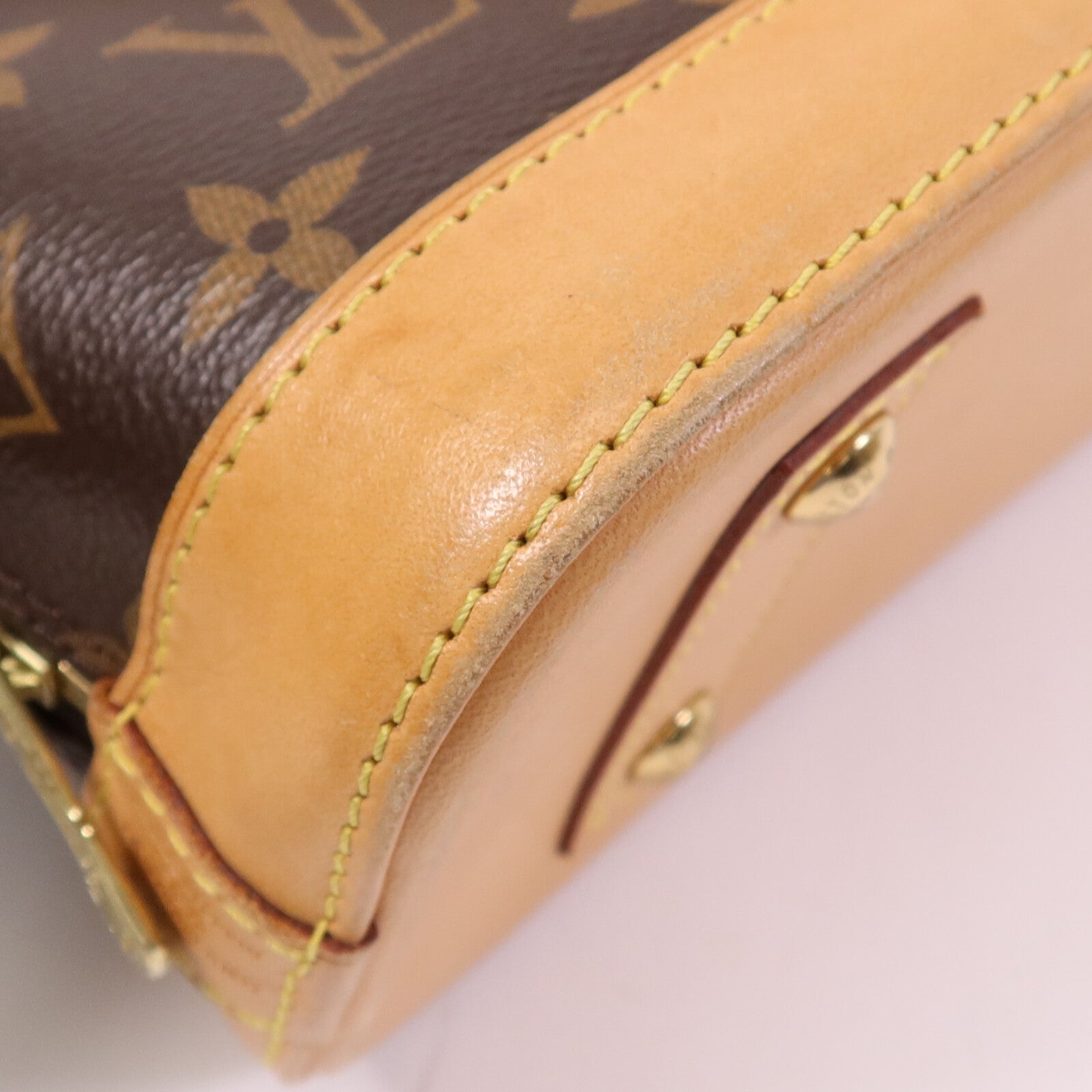 LOUIS VUITTON Monogram Alma BB金扣手挽肩背兩用袋