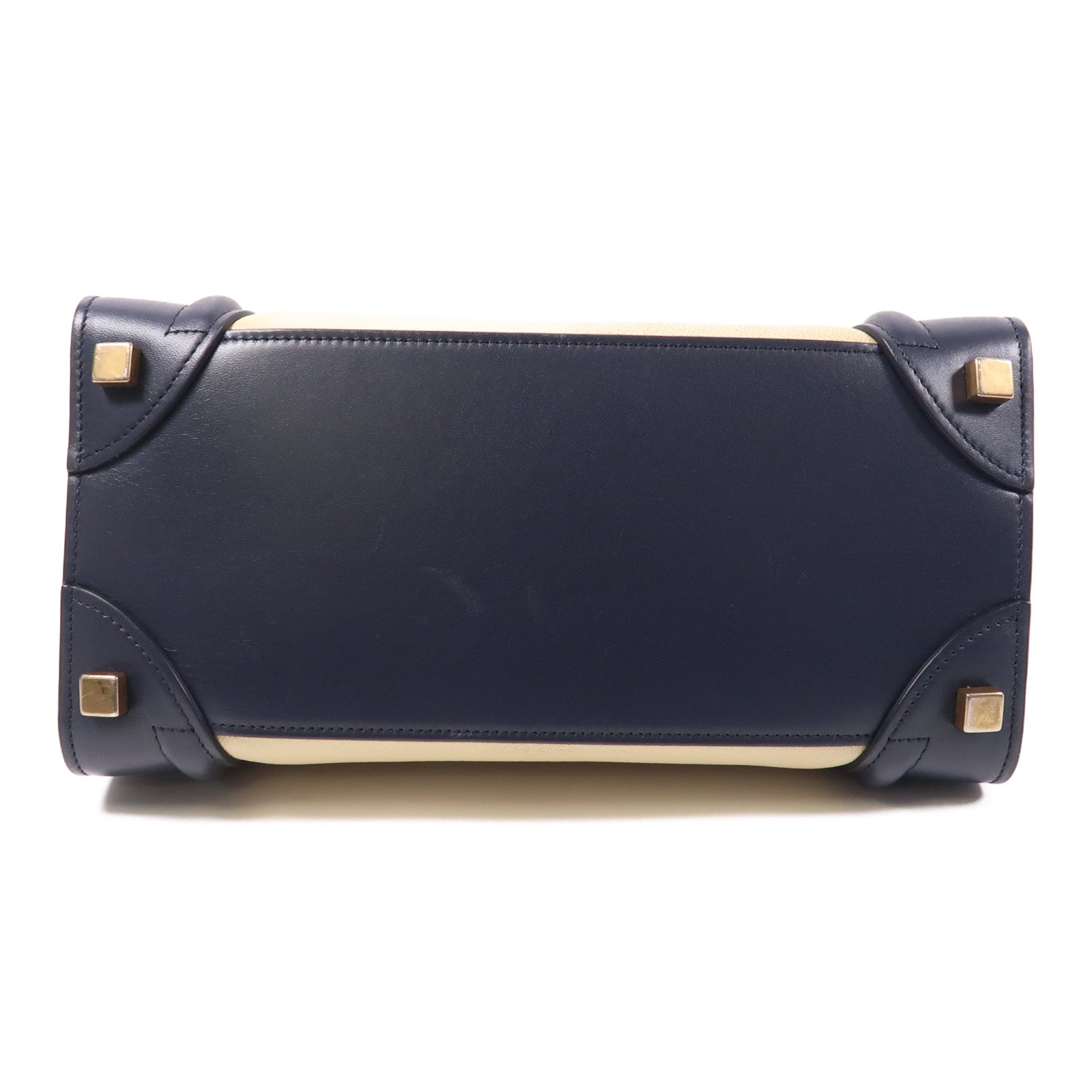 CELINE 牛皮皮革Micro Luggage手挽袋
