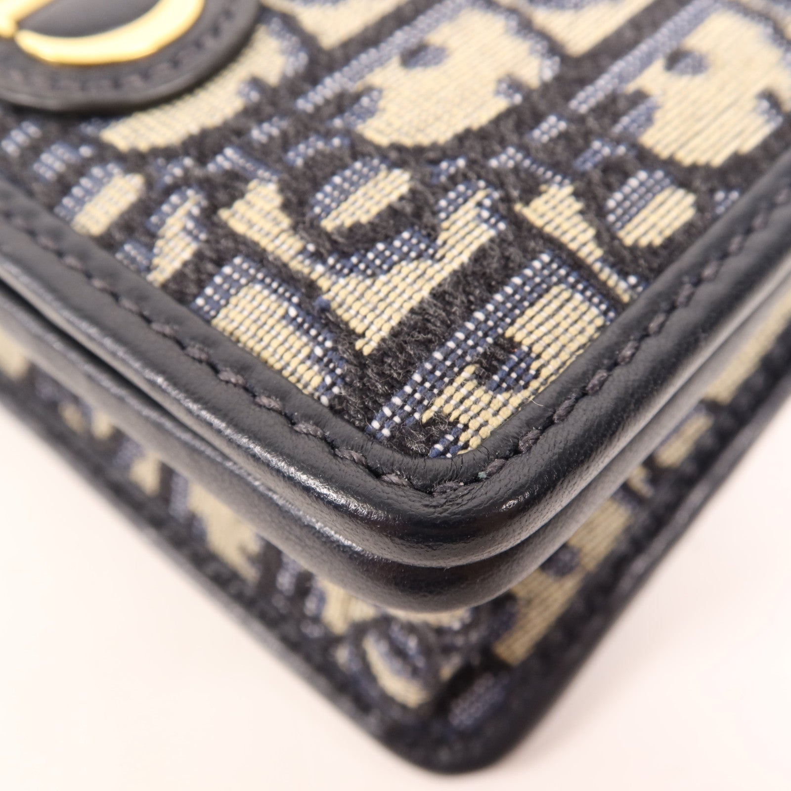 Dior 【激減優惠】帆布30 Montaigne Bag金扣鏈帶肩背袋