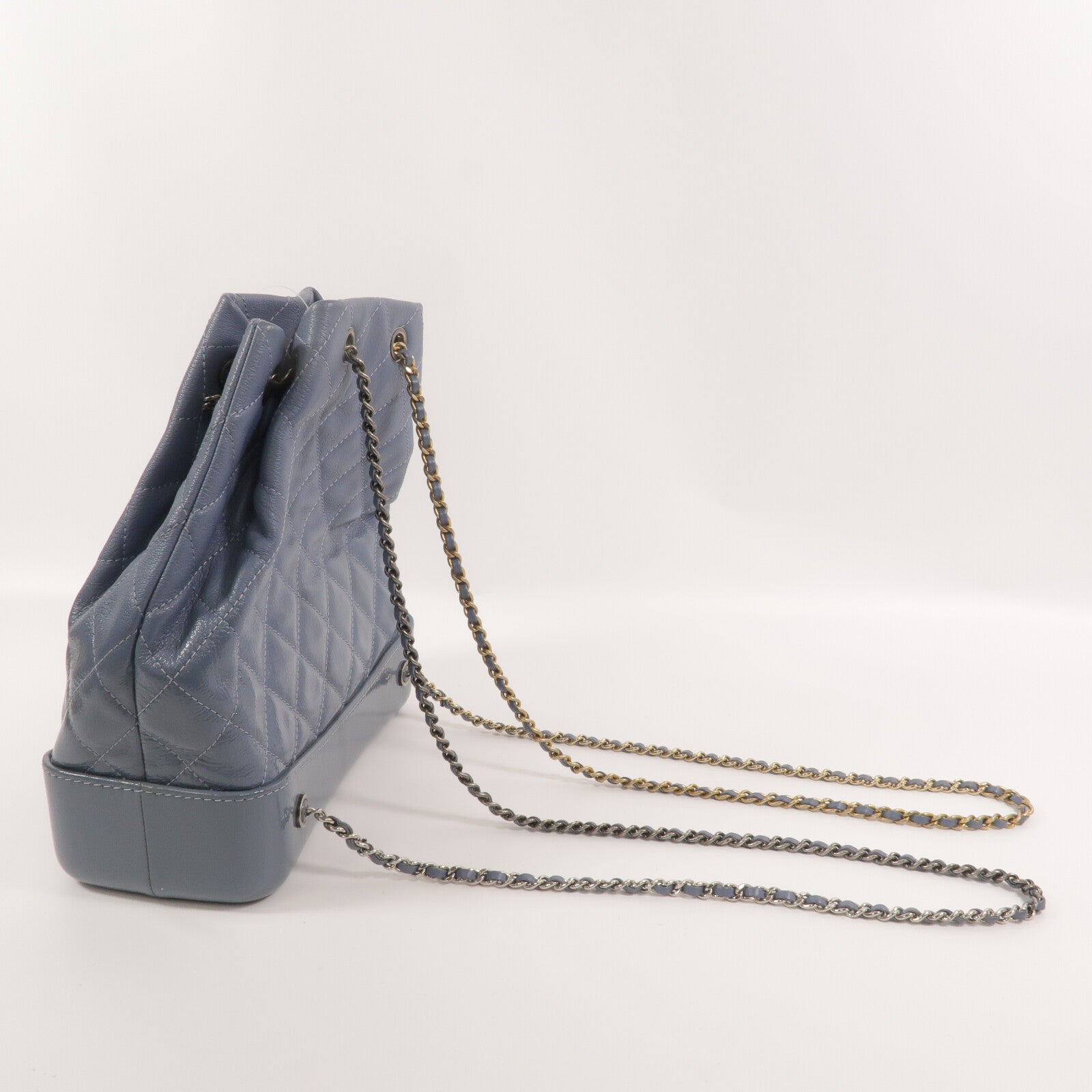 CHANEL 牛皮皮革Gabrielle Backpack鏈帶背包