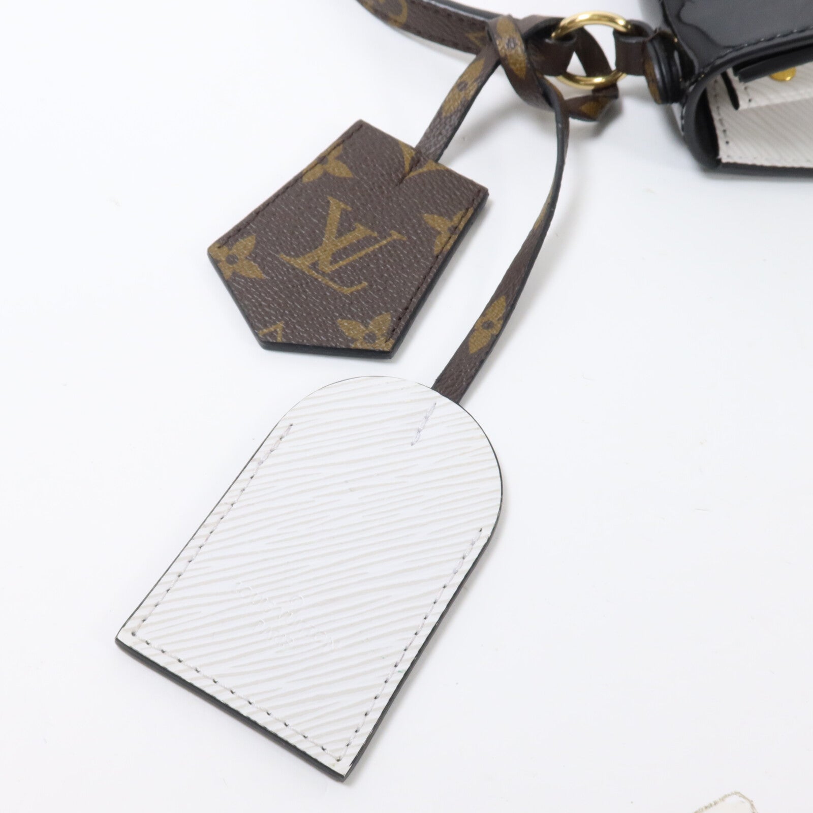 LOUIS VUITTON Monogram/Epi/Monogram Vernis Spring Street金扣手挽肩背兩用袋